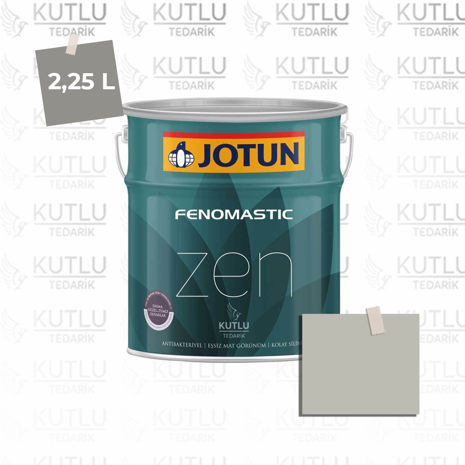 Jotun Fenomastic Zen Mat 2,25 Lt 1973 Objective Antikkgra Ncs S2502-Y