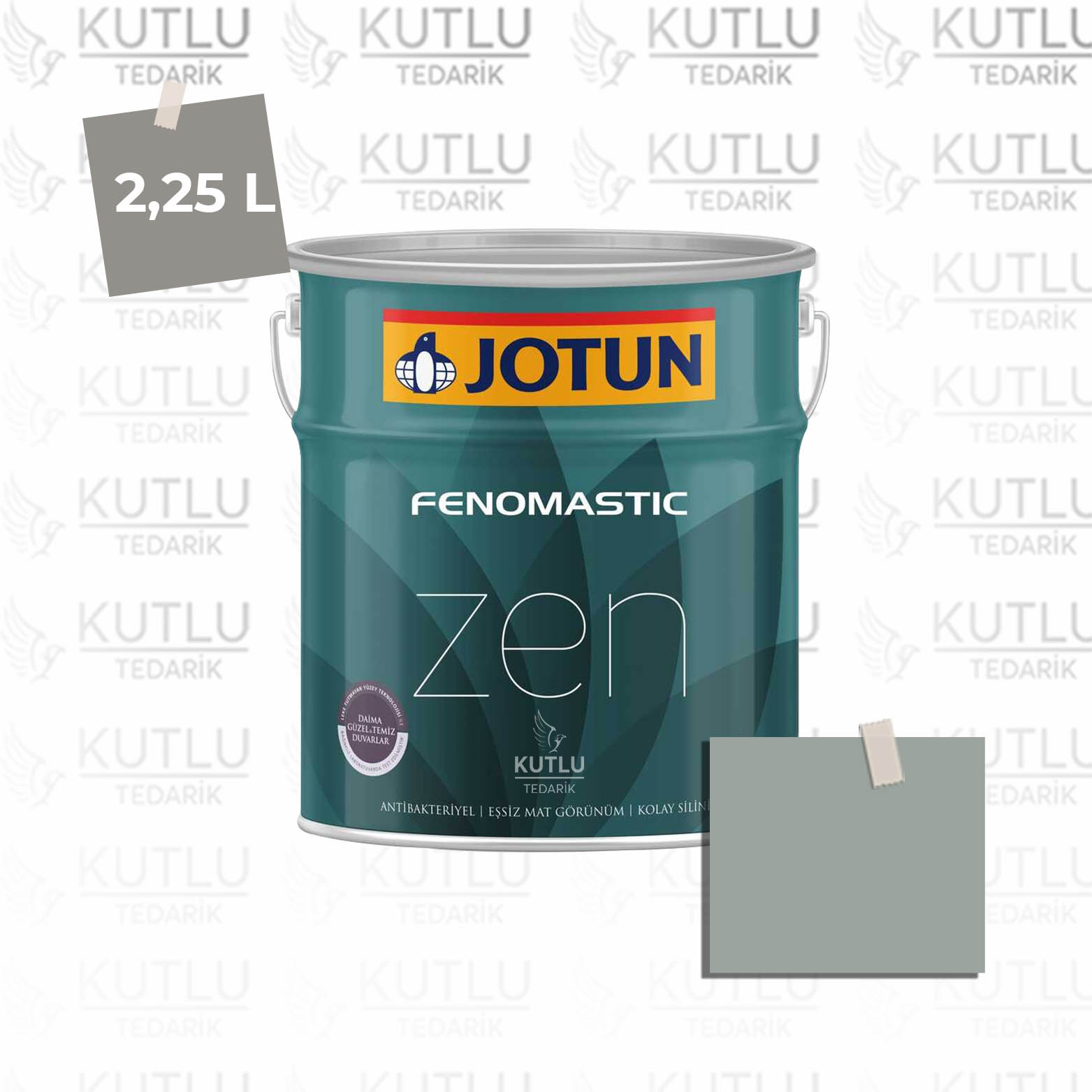 Jotun Fenomastic Zen Mat 2,25 Lt 6350 Soft Teal Ncs 3706-B93G