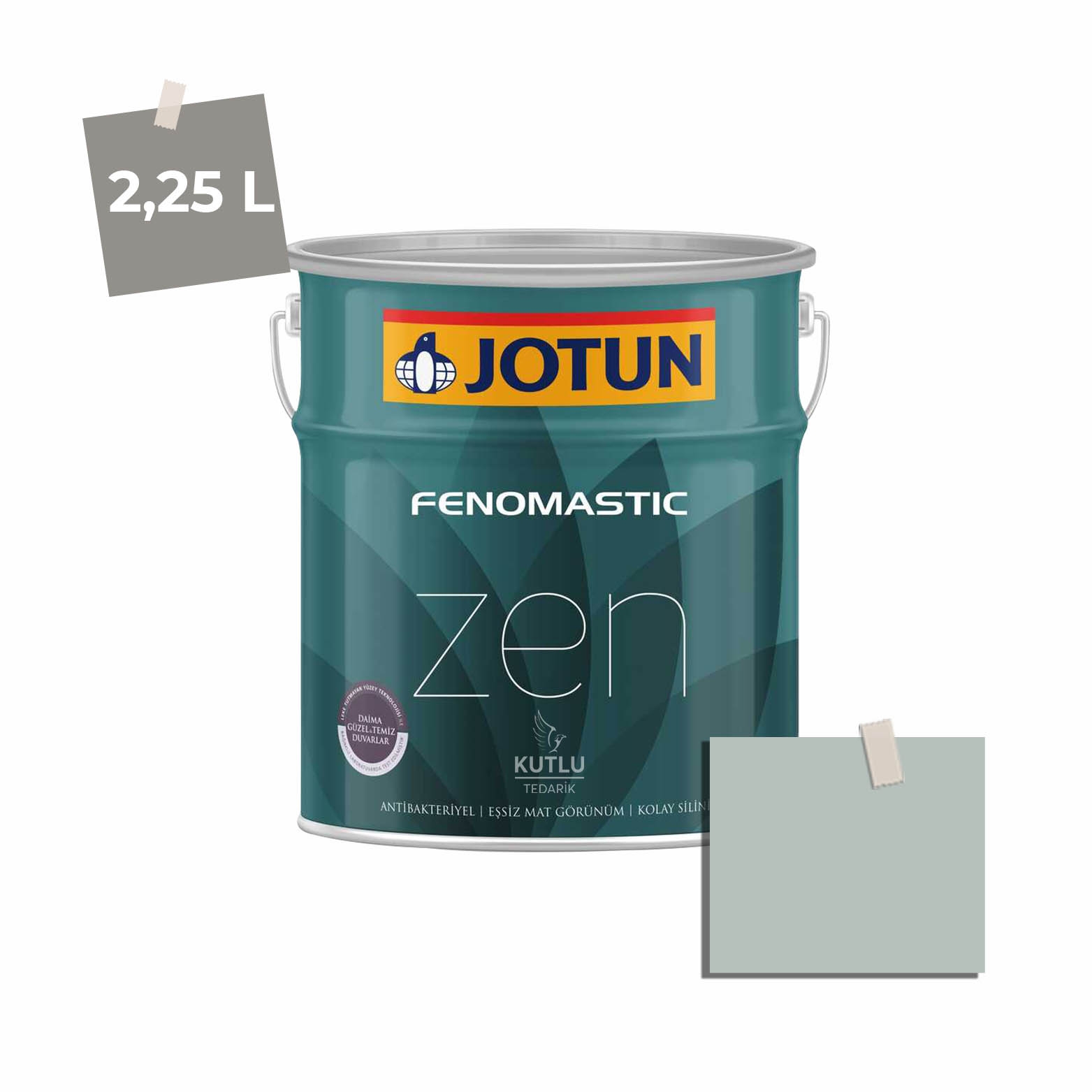 Jotun Fenomastic Zen Mat 2,25 Lt 6351 Tender Green Ncs 2405-B72G