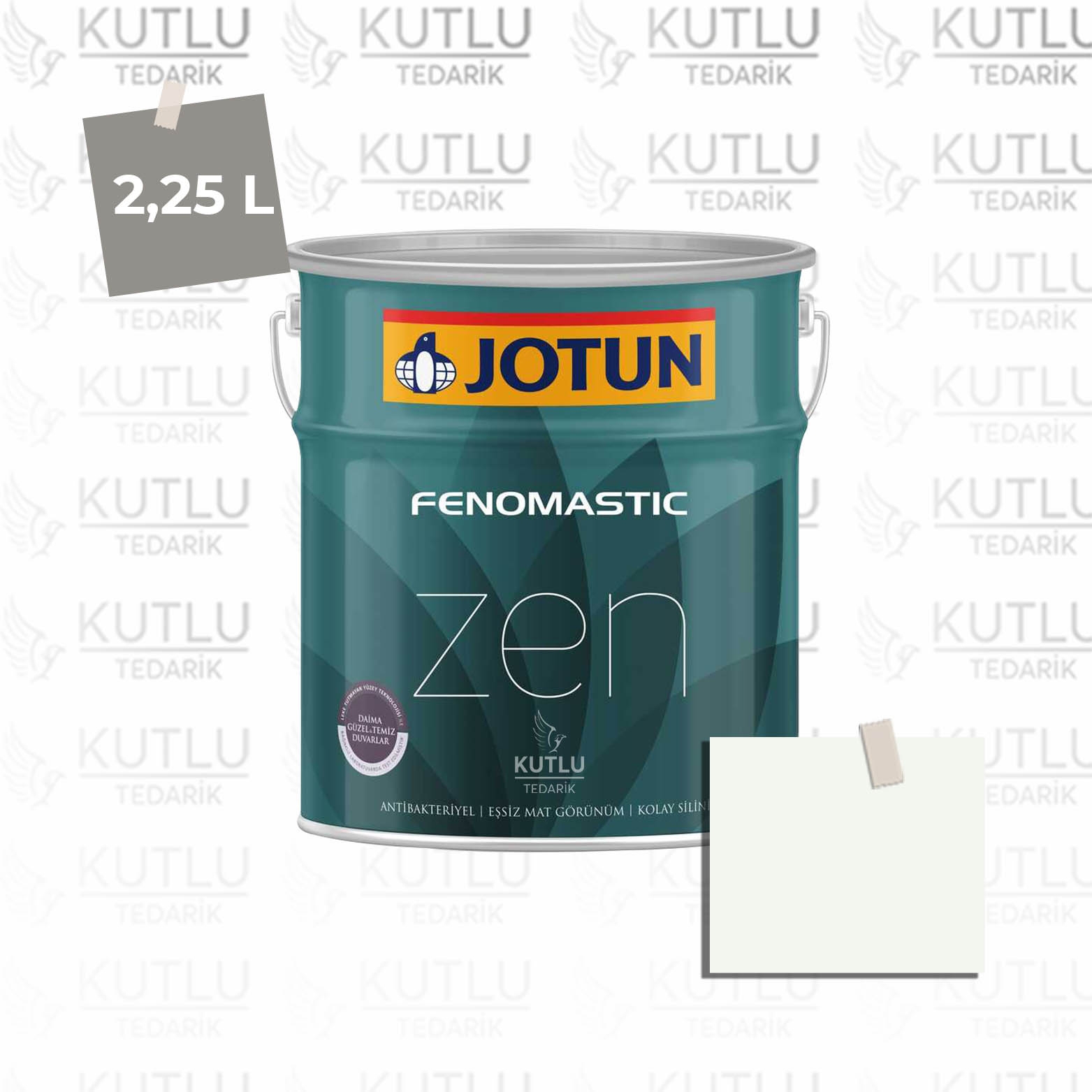 Jotun Fenomastic Zen Mat 2,25 Lt 7236 Jazz White Chi Ncs 0401-G42Y