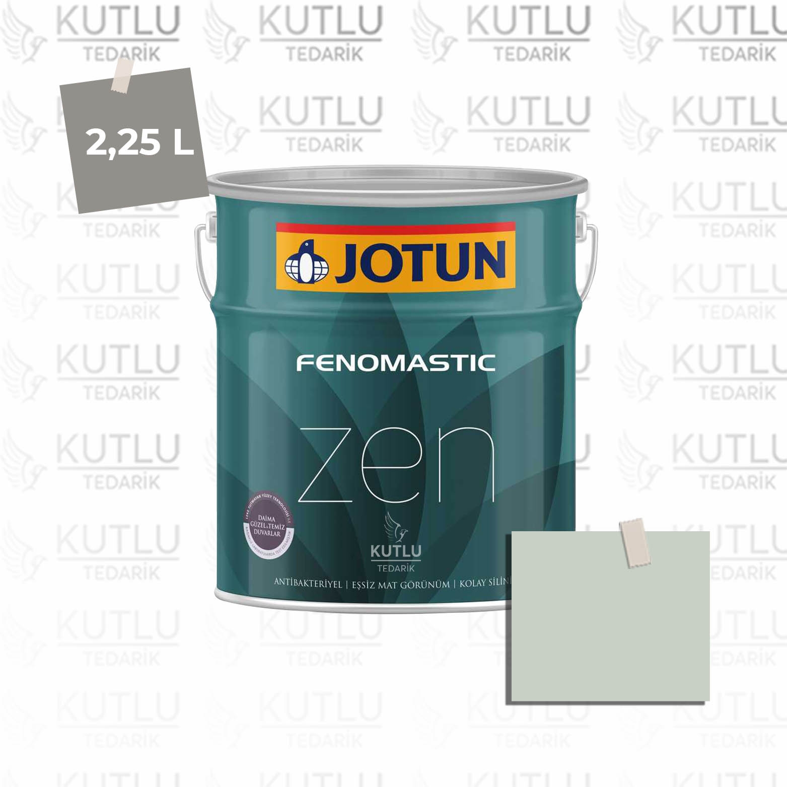 Jotun Fenomastic Zen Mat 2,25 Lt 7555 Soft Mint Ncs 1706-G15Y