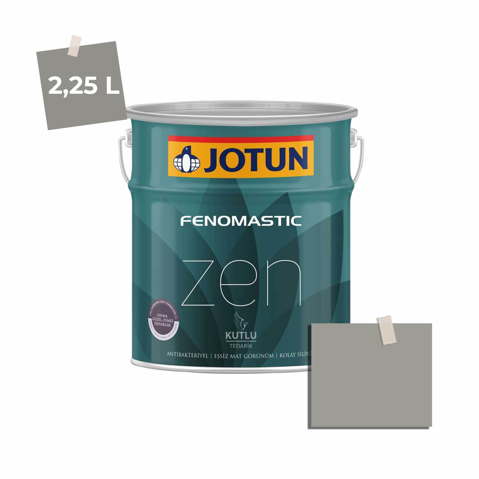 Jotun Fenomastic Zen Mat 2,25 Lt 8094 Silver Tone Dunkel Ncs 4203-G83Y