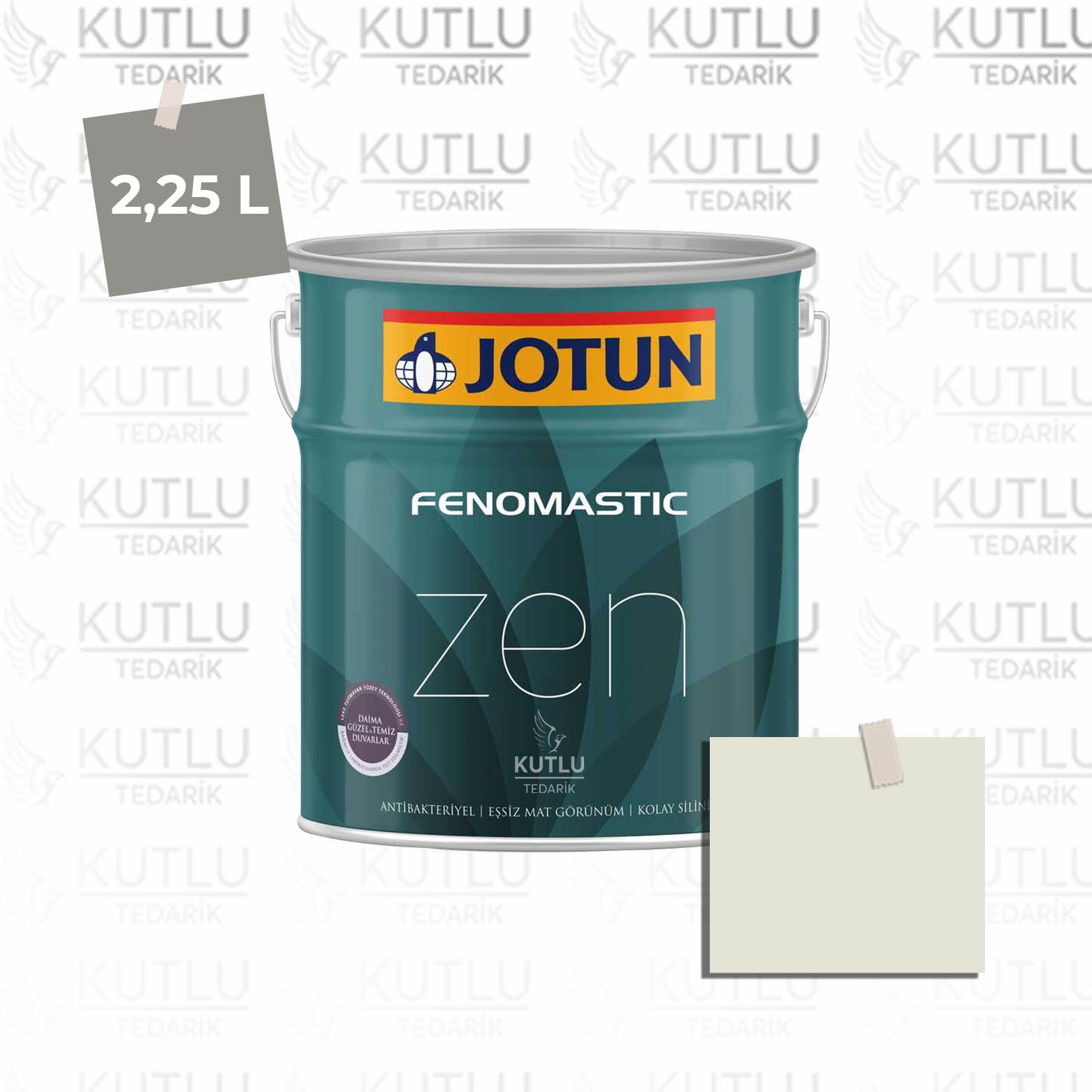 Jotun Fenomastic Zen Mat 2,25 Lt 8282 White Pepper Hvit Pepper Ncs 1102-G95Y