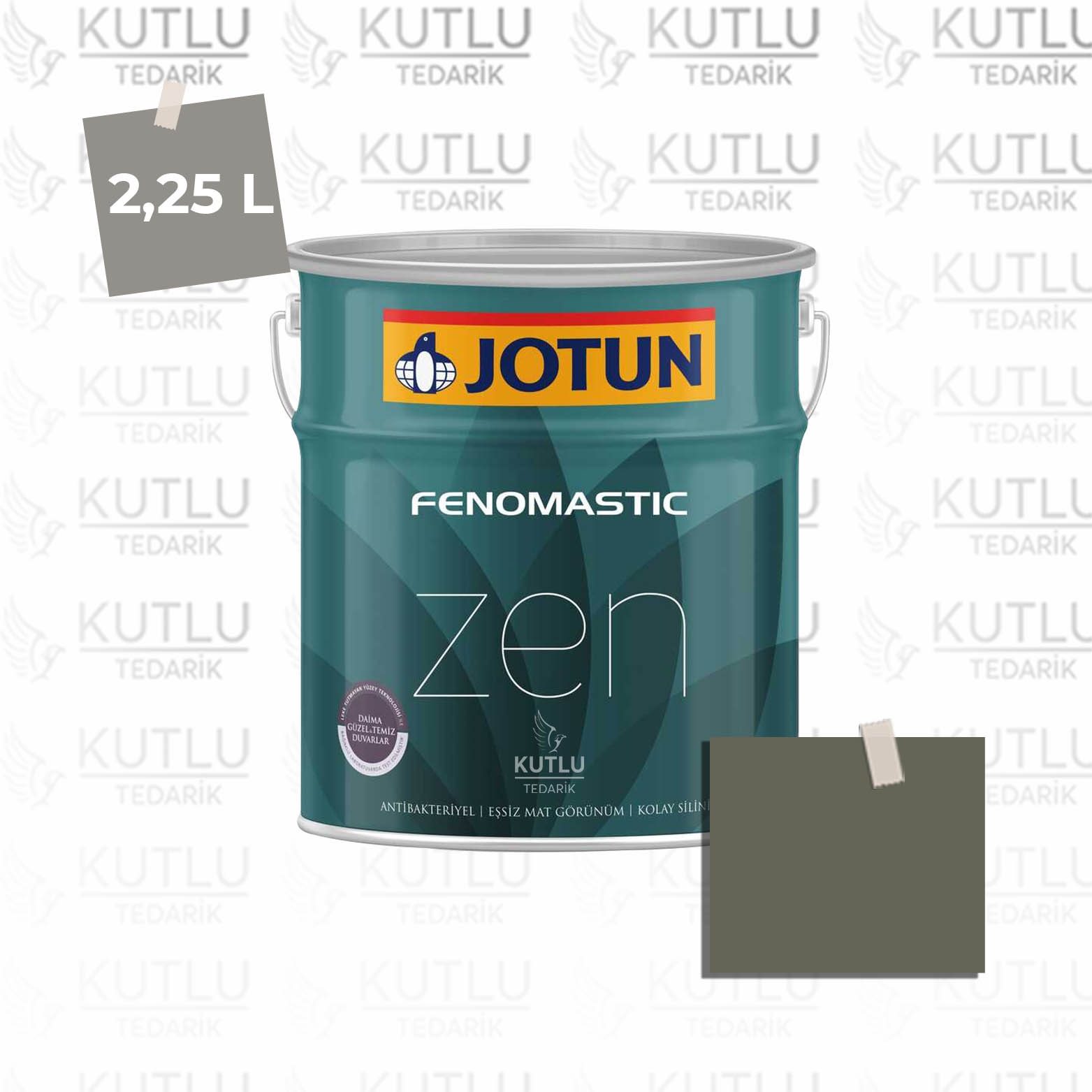 Jotun Fenomastic Zen Mat 2,25 Lt 8494 Organic Green Ncs 6711-G52Y