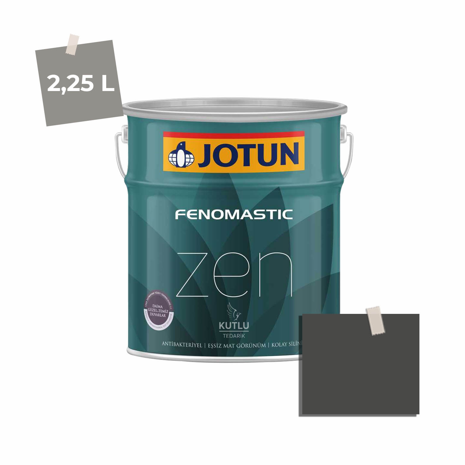 Jotun Fenomastic Zen Mat 2,25 Lt 9938 Blackened Black Dempet Sort Ncs S8500-N