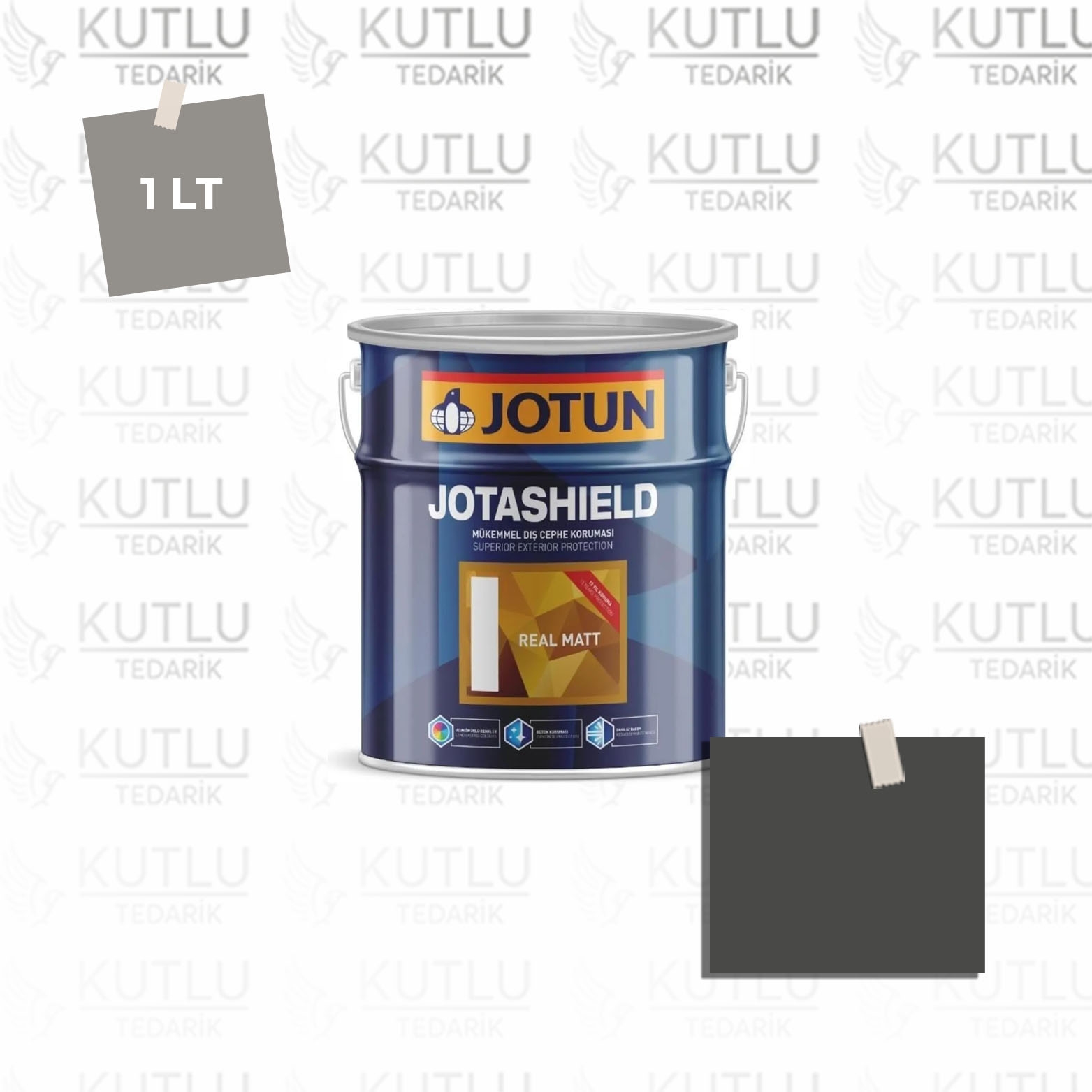 Jotun Jotashield Real Matt 1 Lt Blackened Black 9938 Ncs S8500-N