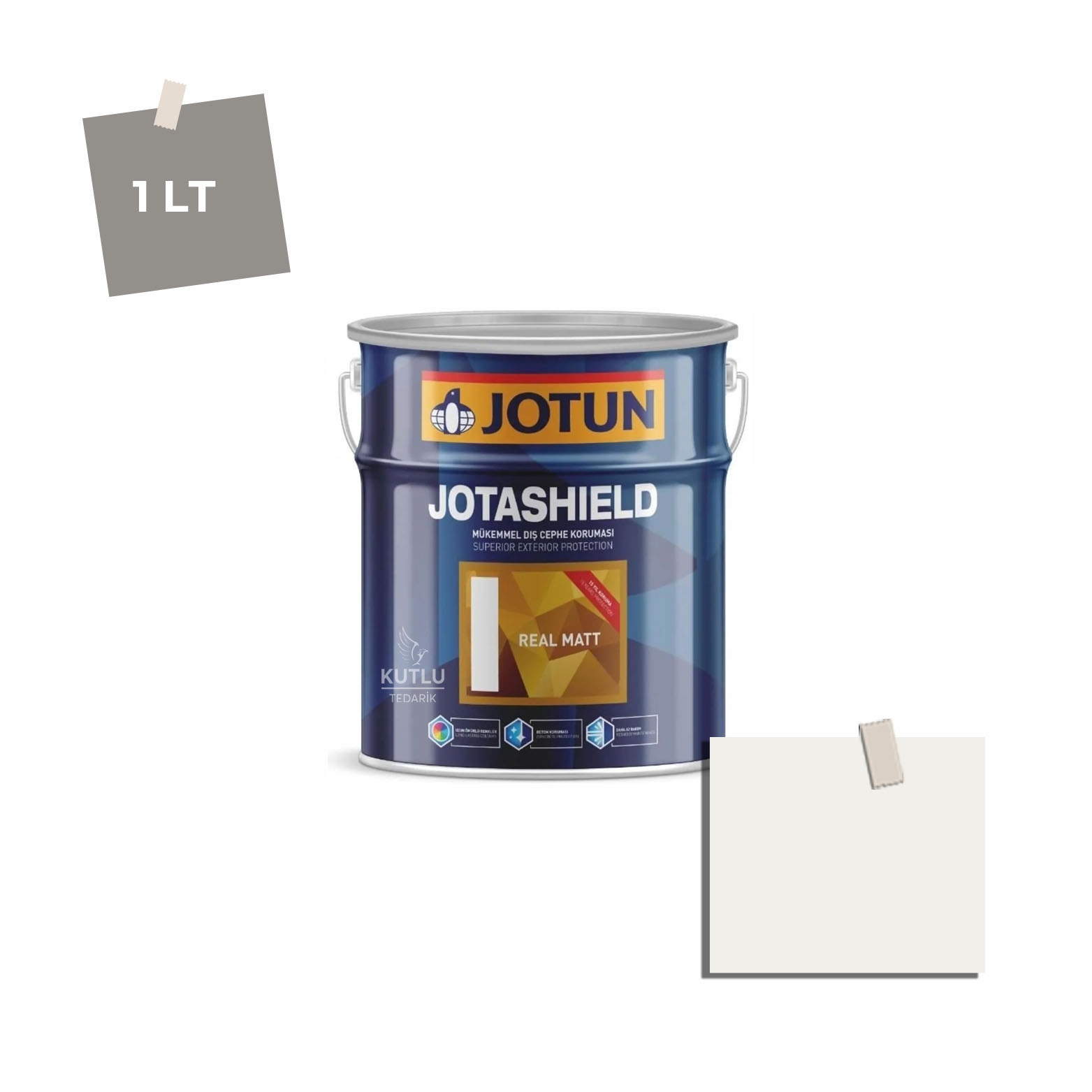 Jotun Jotashield Real Matt 1 Lt Classic White 9918 Ncs S0500-N