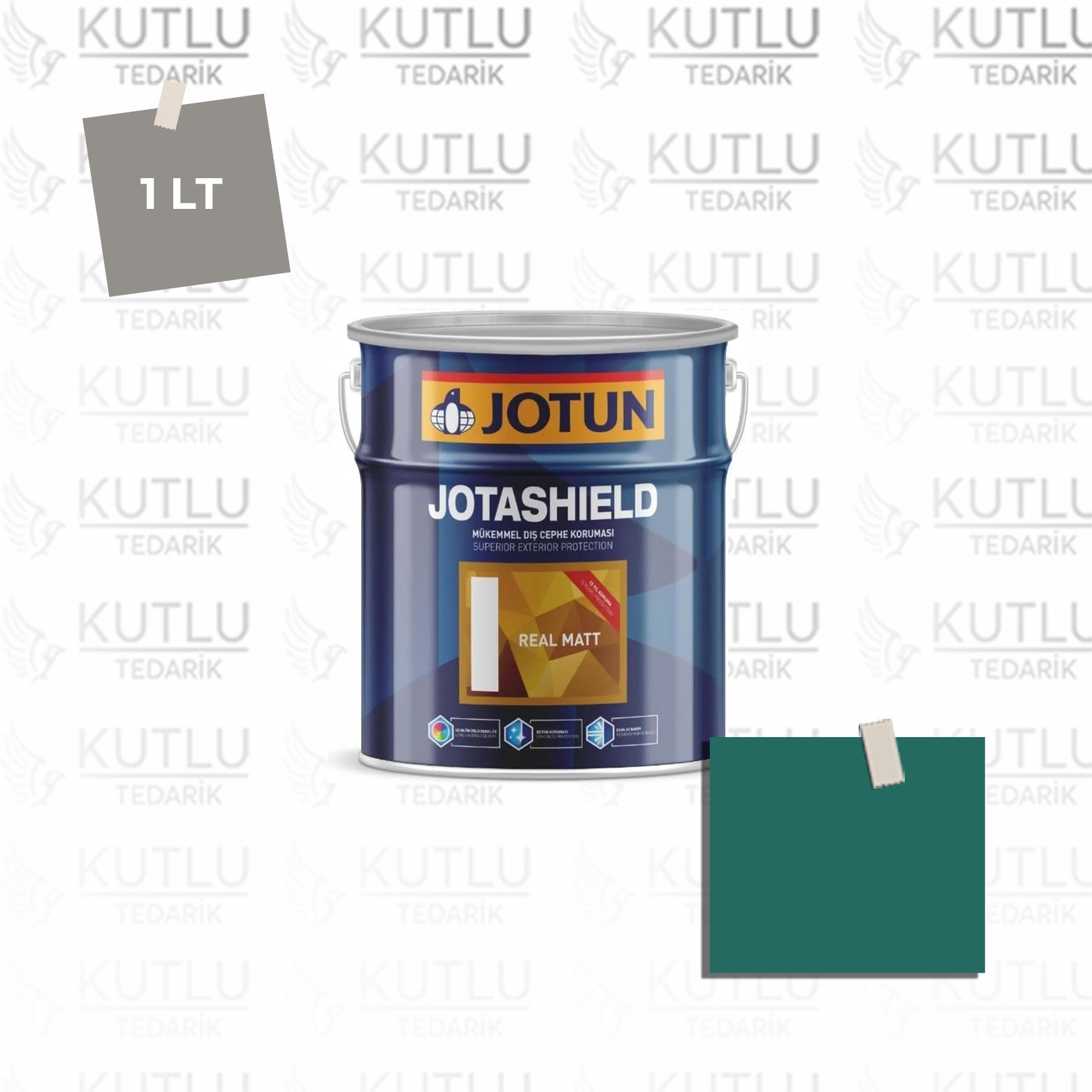 Jotun Jotashield Real Matt 1 Lt Green Odyssey 6241 Ncs S5040-B70G