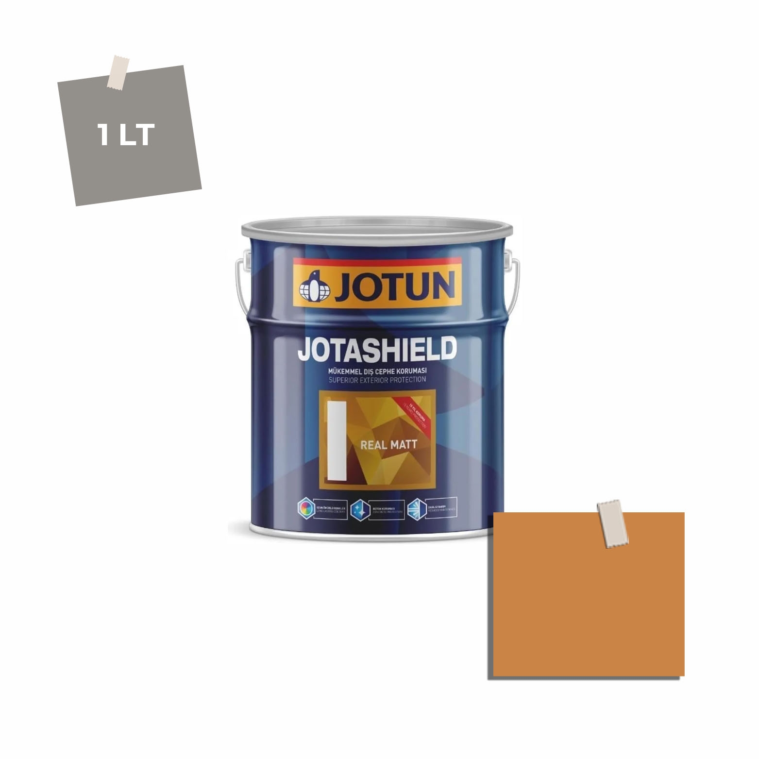 Jotun Jotashield Real Matt 1 Lt Rustic 1048 Ncs 2560-Y27R