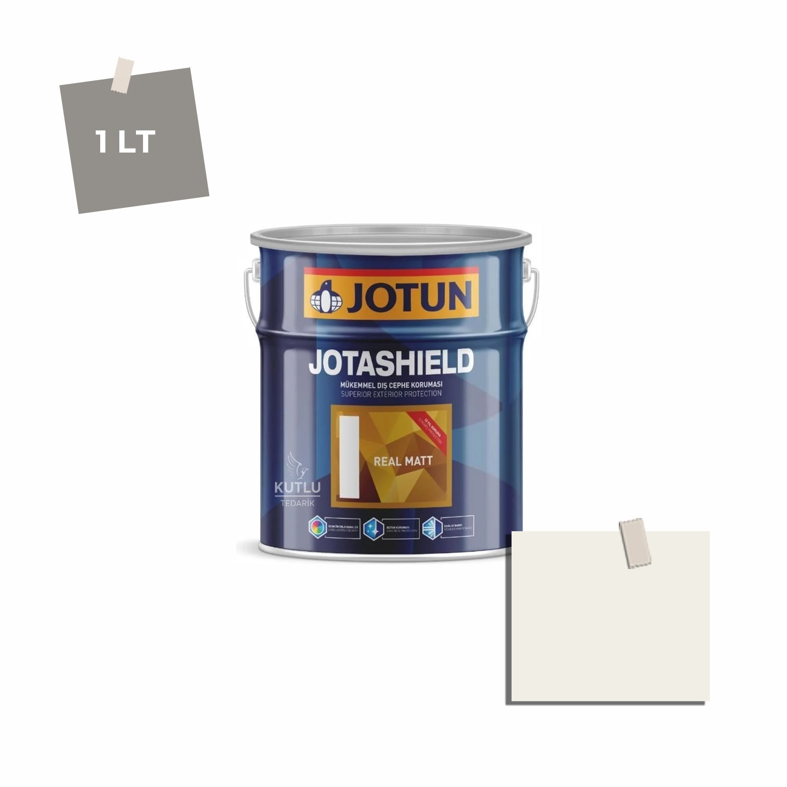 Jotun Jotashield Real Matt 1 Lt Soyamilk 1105 Ncs 0502-Y08R