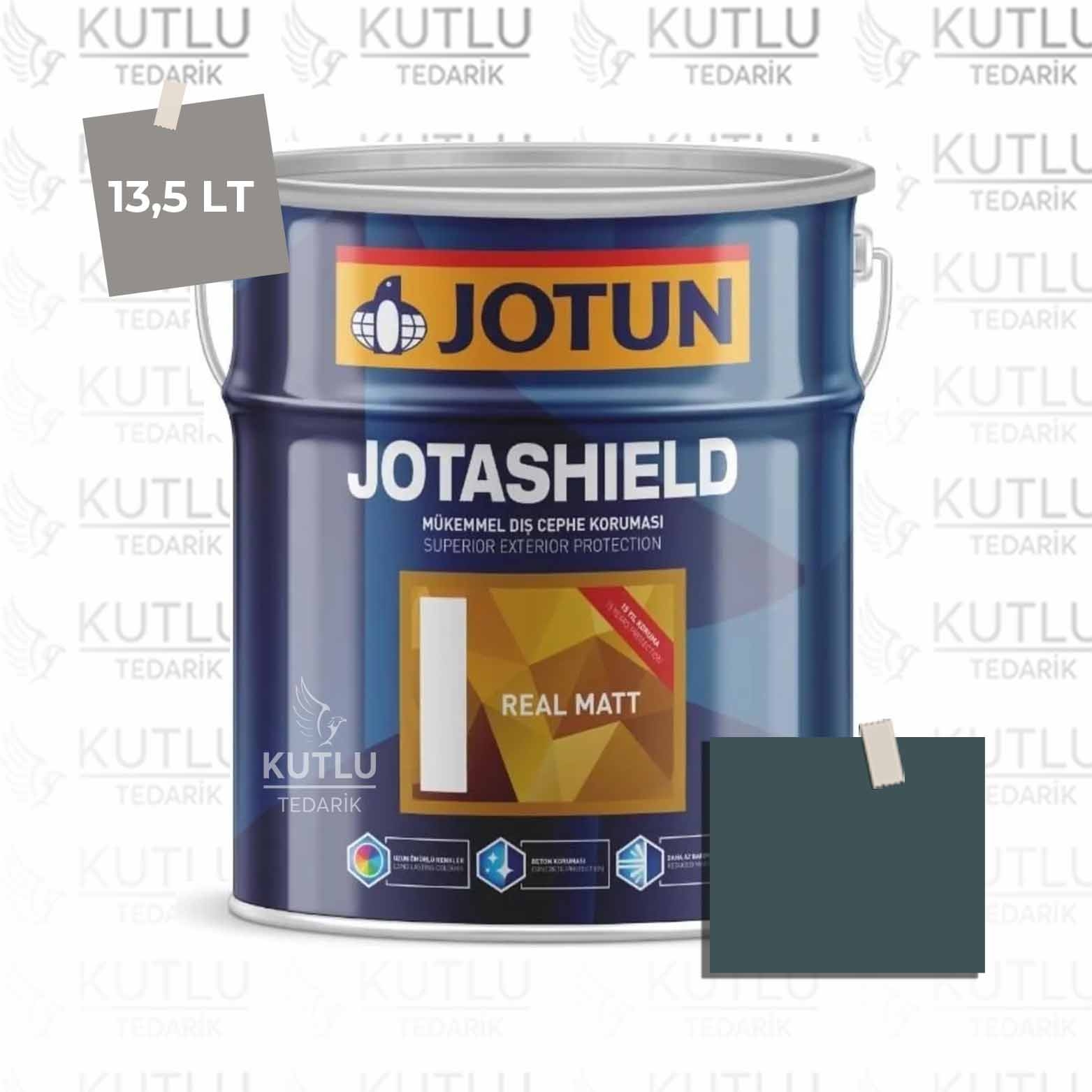 Jotun Jotashield Real Matt 13,5 Lt Athenian Blue 6128 Ncs S4010-B50G