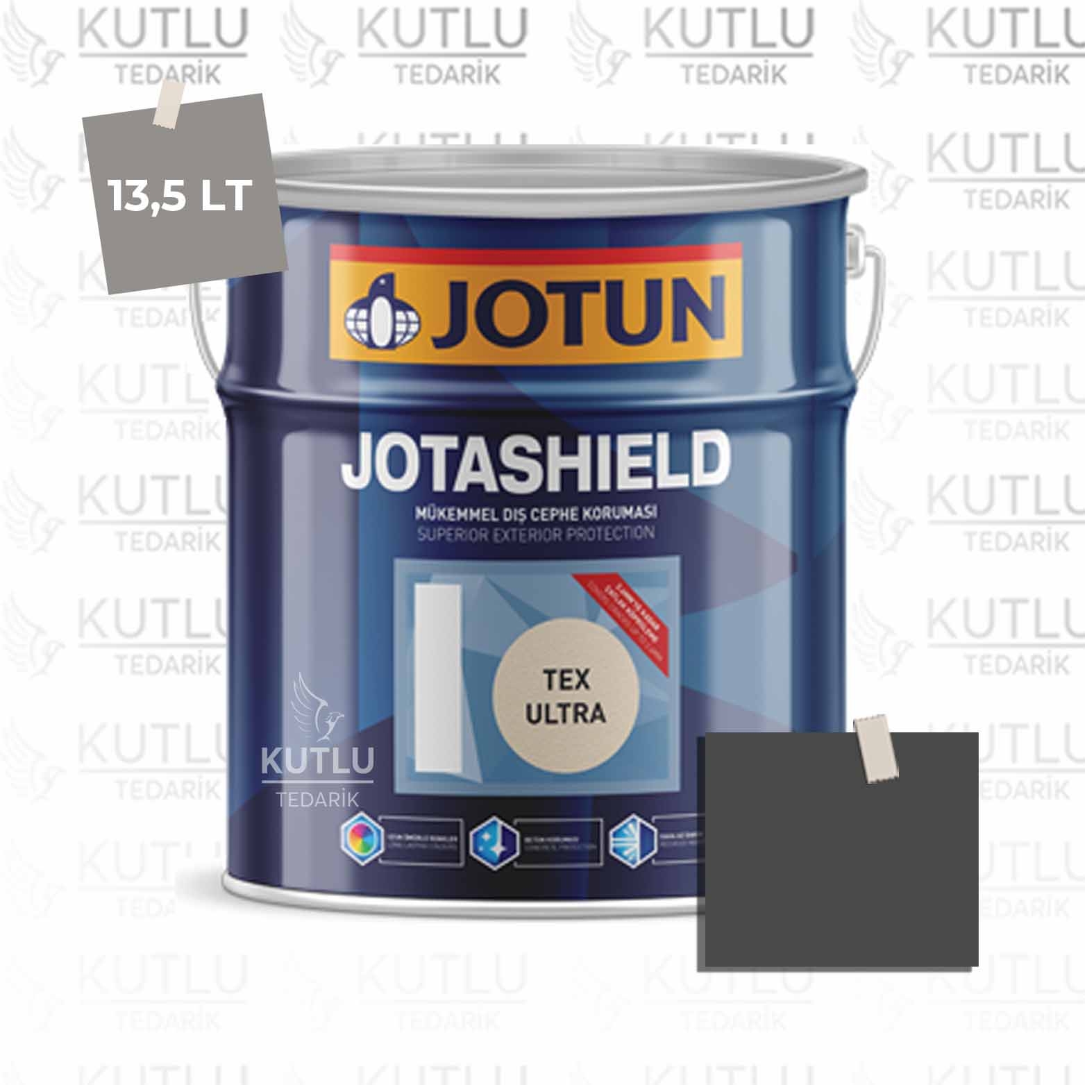 Jotun Jotashield Real Matt 13,5 Lt Blackened Black 9938 Ncs S8500-N