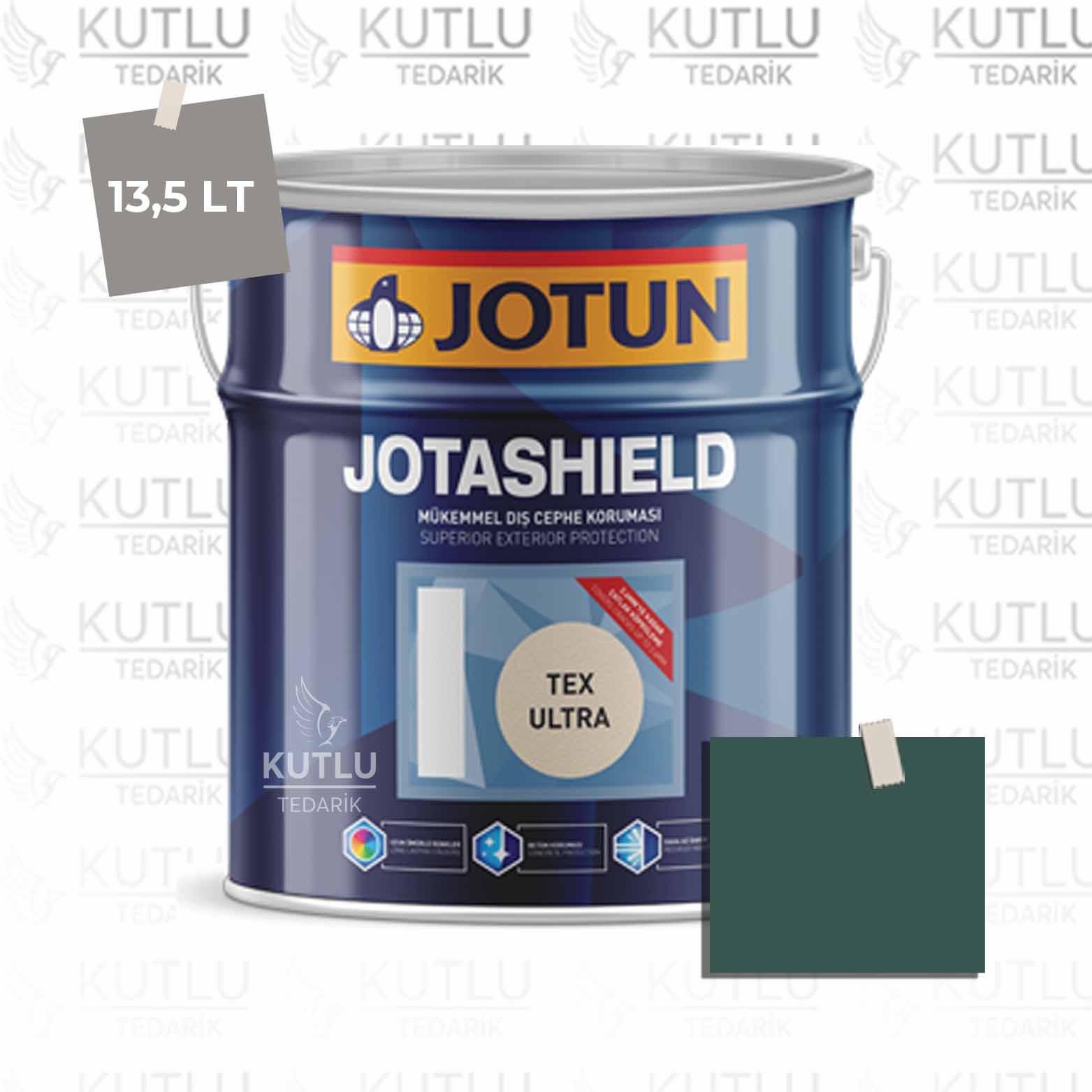 Jotun Jotashield Real Matt 13,5 Lt Classic Green 6243 Ncs S7020-B70G