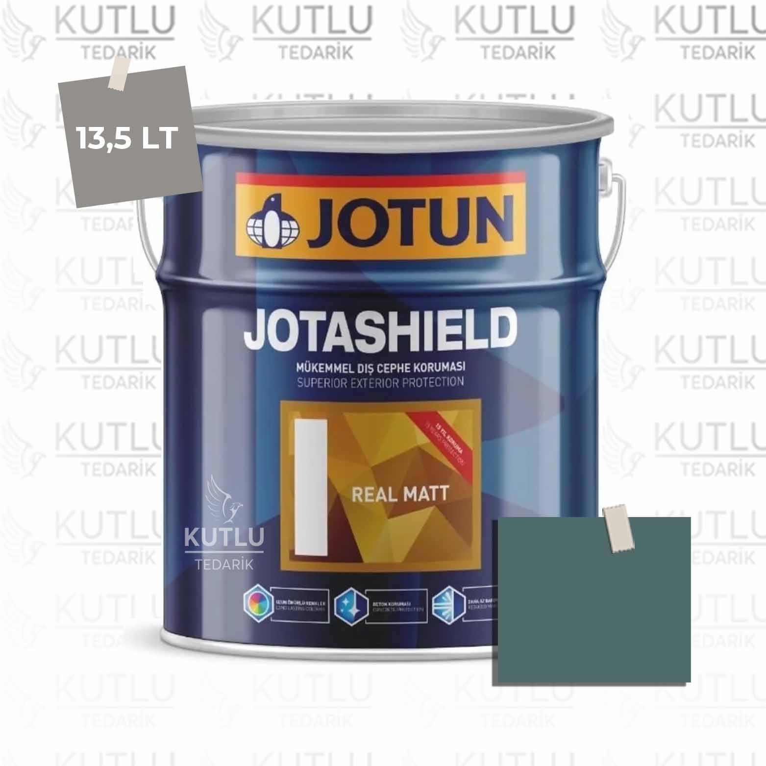 Jotun Jotashield Real Matt 13,5 Lt Cobalt 6198 Ncs S6020-B50G