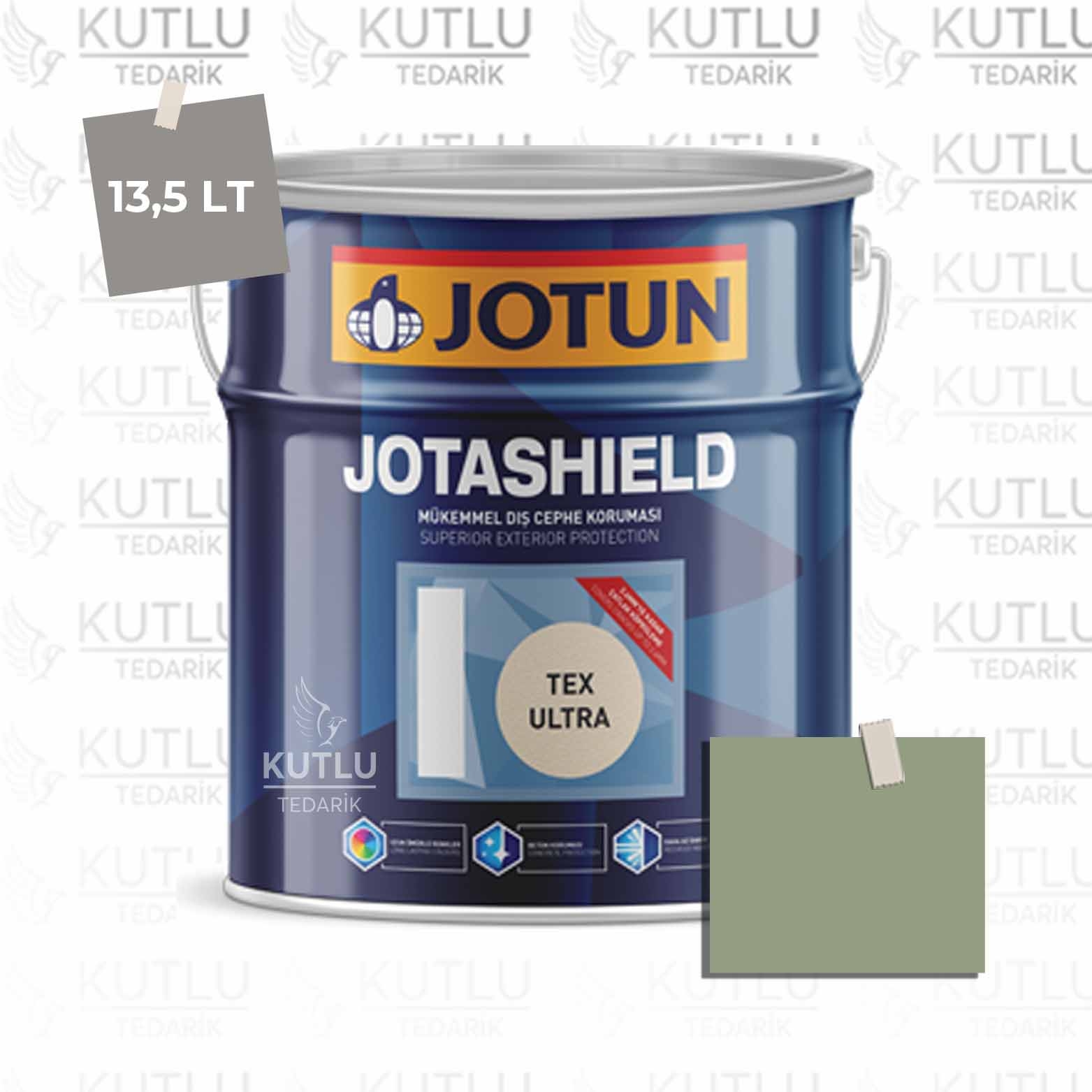 Jotun Jotashield Real Matt 13,5 Lt Cypress 7040 Ncs 3718-G31Y