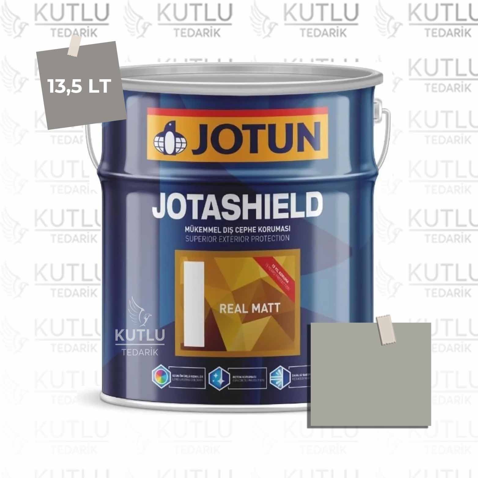 Jotun Jotashield Real Matt 13,5 Lt Duman 1032 Ncs S3502-Y