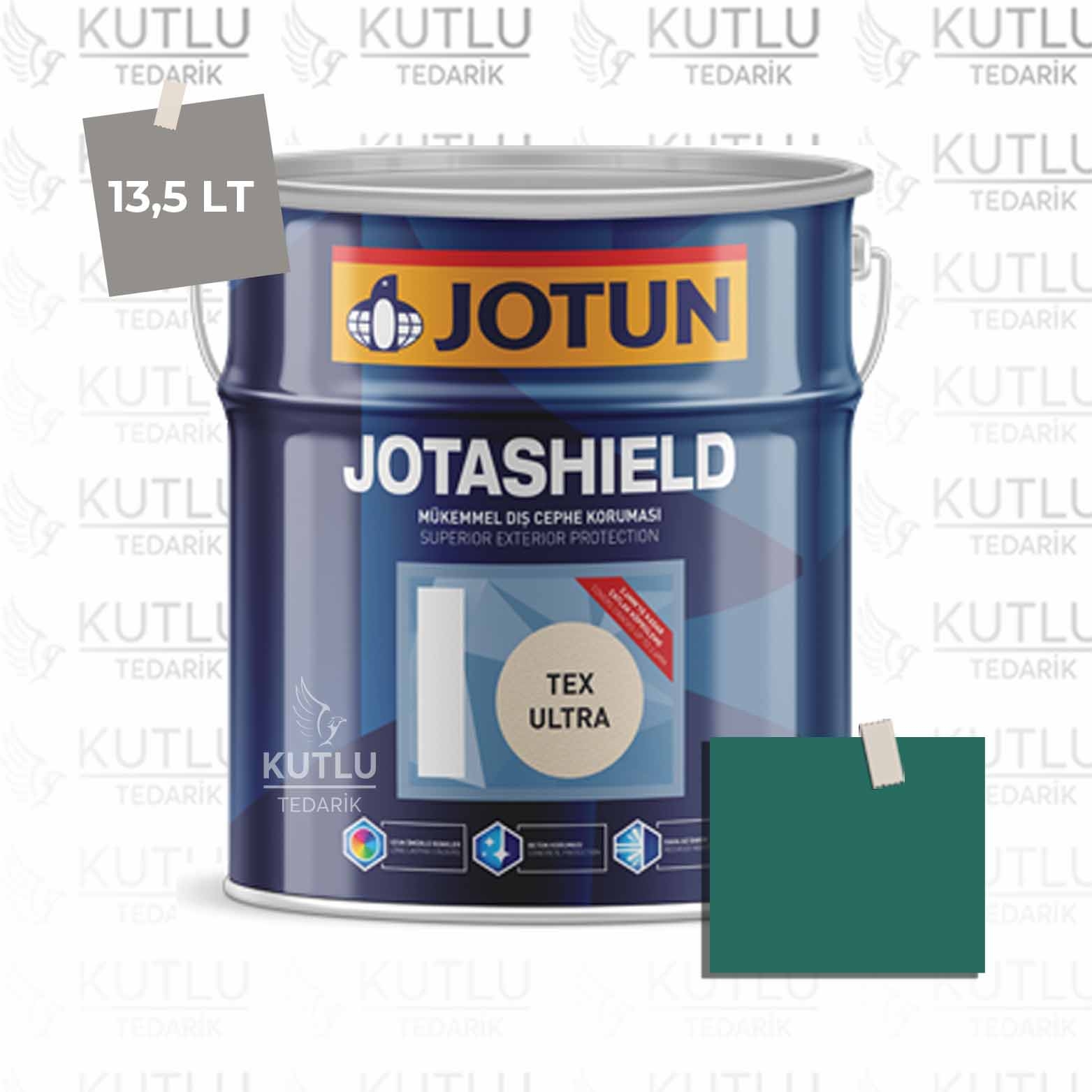 Jotun Jotashield Real Matt 13,5 Lt Green Odyssey 6241 Ncs S5040-B70G