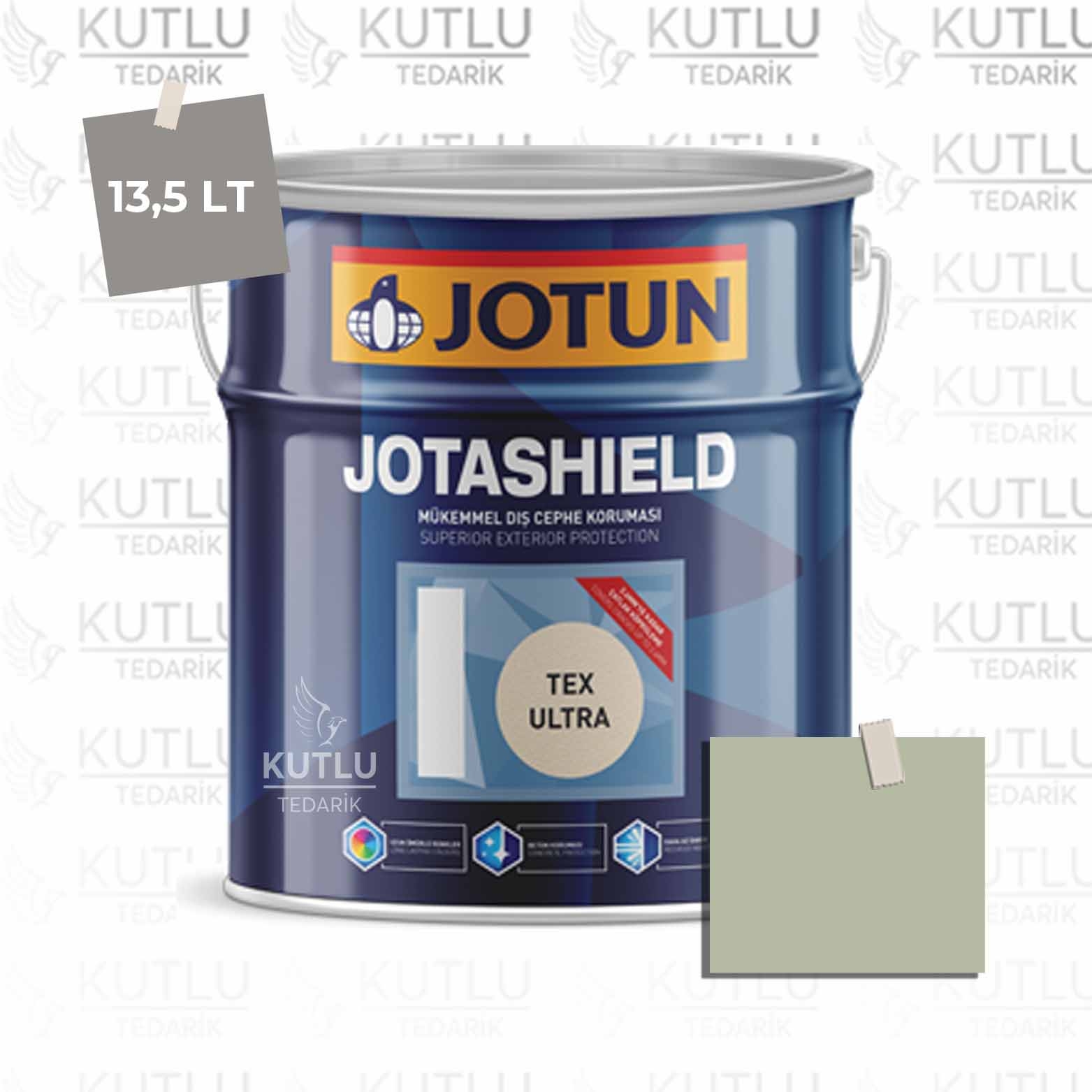 Jotun Jotashield Real Matt 13,5 Lt Light Moss 7039 Ncs 2512-G39Y