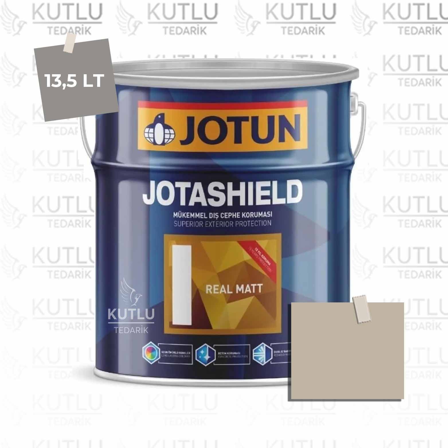 Jotun Jotashield Real Matt 13,5 Lt Lys Gra Umbra 1283 Ncs 2806-Y22R