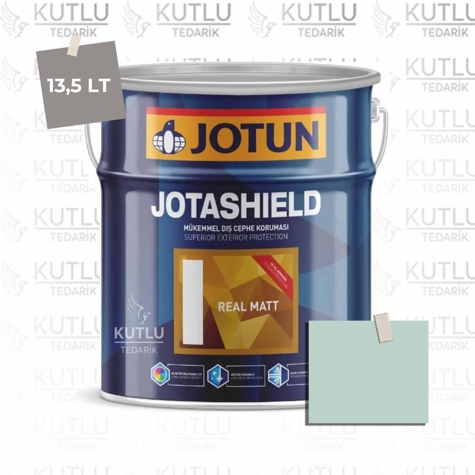 Jotun Jotashield Real Matt 13,5 Lt Sea Mist 6253 Ncs S1510-B50G