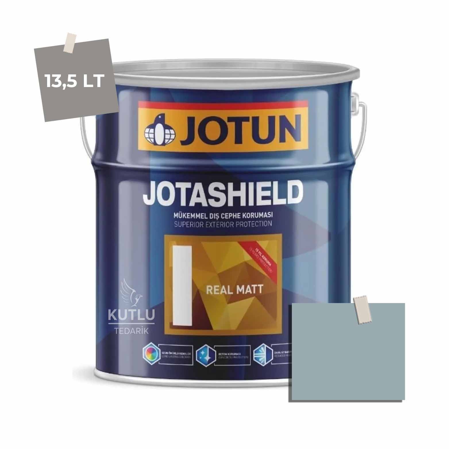 Jotun Jotashield Real Matt 13,5 Lt Skyggespill 5155 Ncs S3010-B