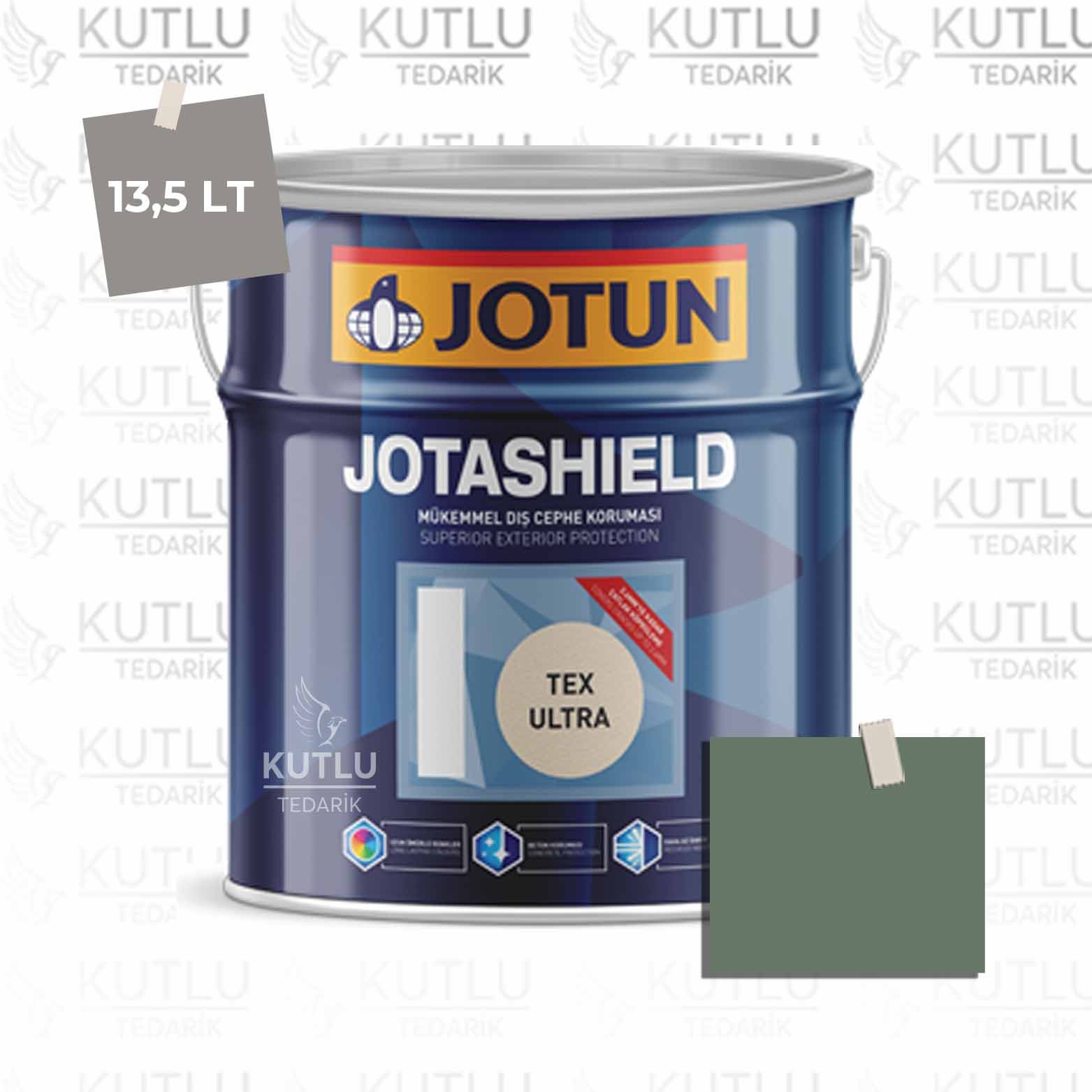 Jotun Jotashield Real Matt 13,5 Lt Spruce 7041 Ncs 5615-G13Y