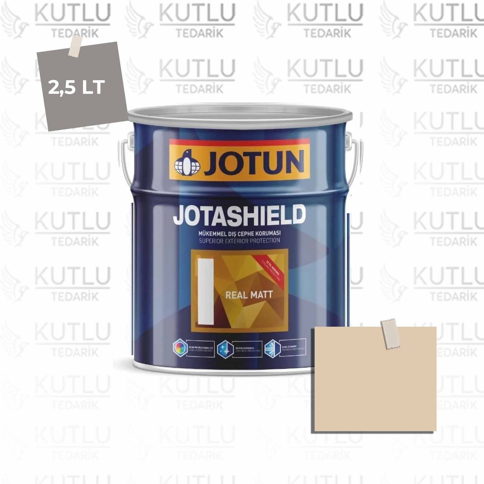 Jotun Jotashield Real Matt 2,25 Lt Antique Beige 10410 Ncs S1510-Y30R