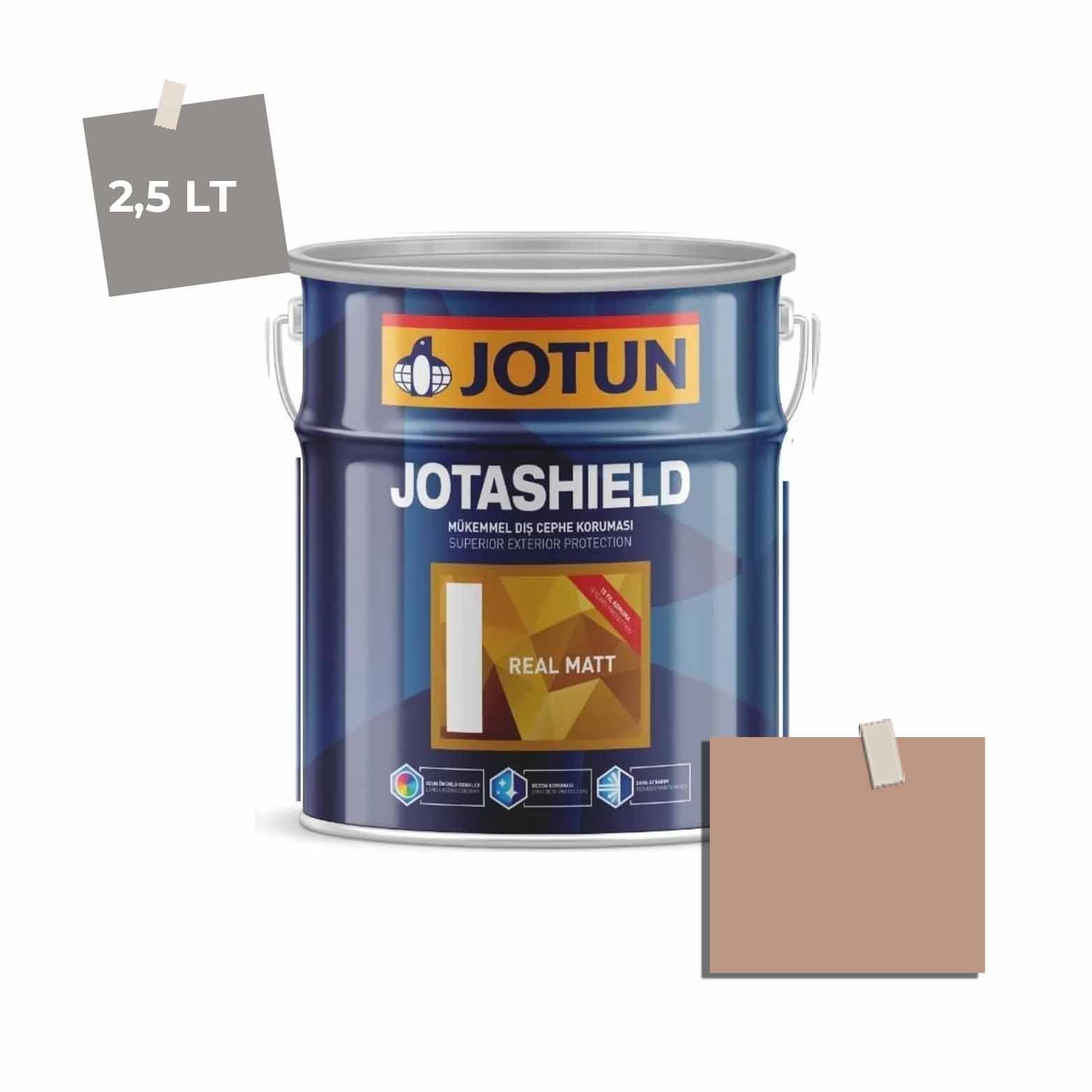 Jotun Jotashield Real Matt 2,25 Lt Antique Brass 2011 Ncs S3020-Y60R