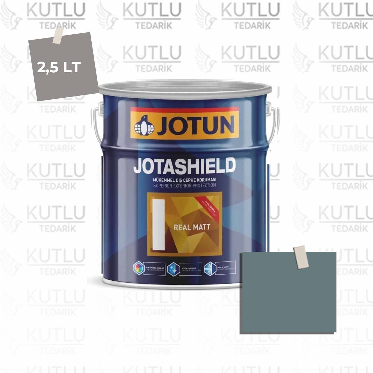 Jotun Jotashield Real Matt 2,25 Lt Athenian Blue 6128 Ncs S4010-B50G