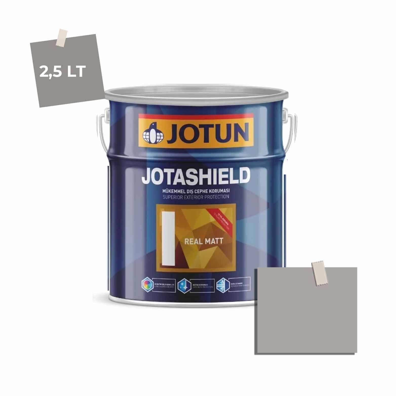 Jotun Jotashield Real Matt 2,25 Lt Brushed Granite 3230 Ncs S3502-R