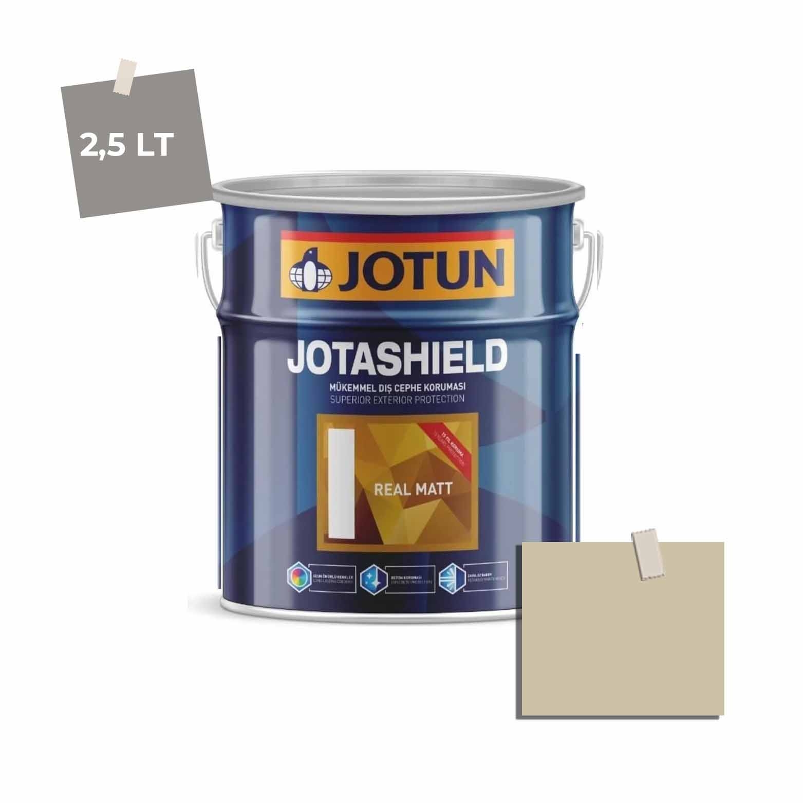 Jotun Jotashield Real Matt 2,25 Lt Buried Treasure 8357 Ncs S2010-G90Y