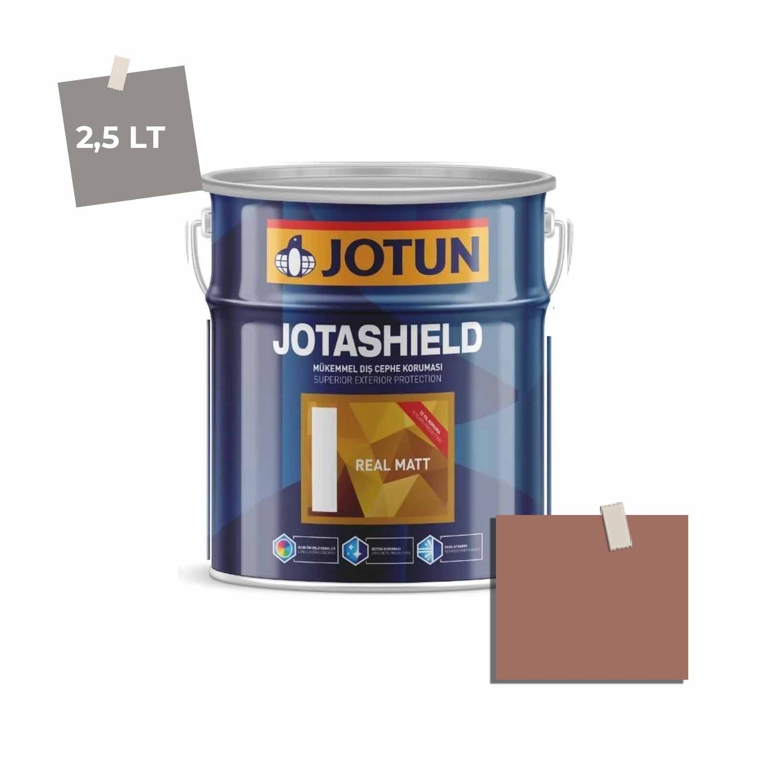 Jotun Jotashield Real Matt 2,25 Lt Burned Terracotta 2111 Ncs 4427-Y76R