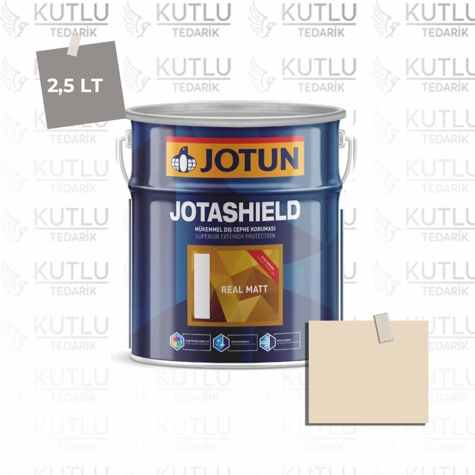 Jotun Jotashield Real Matt 2,25 Lt Cashew Fruit 1128 Ncs 1208-Y14R