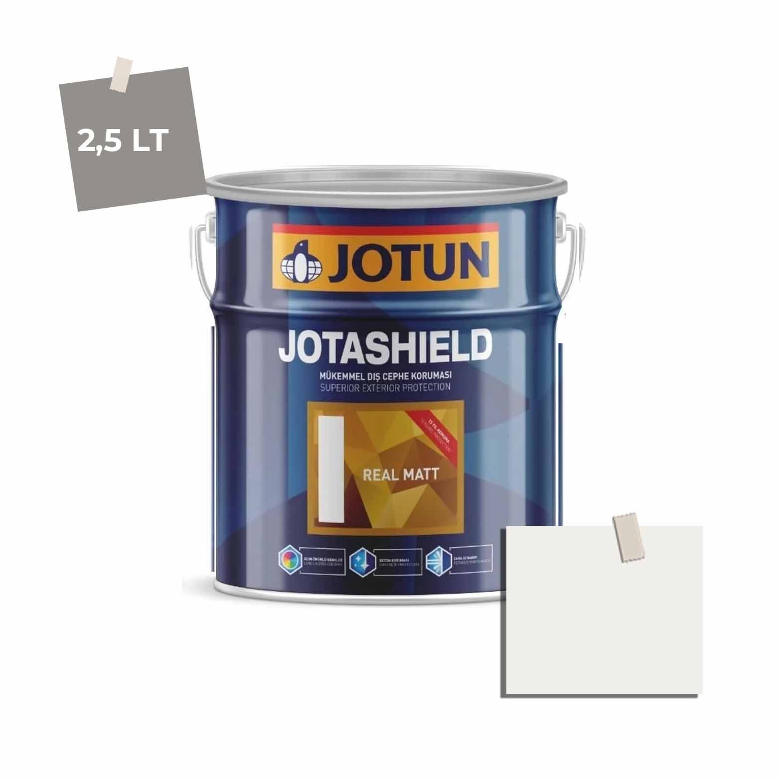 Jotun Jotashield Real Matt 2,25 Lt Classic White 9918 Ncs S0500-N