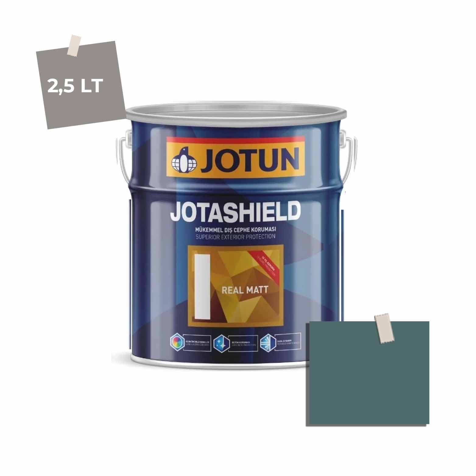 Jotun Jotashield Real Matt 2,25 Lt Cobalt 6198 Ncs S6020-B50G