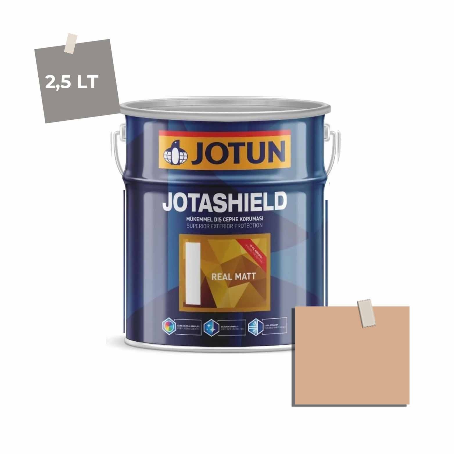 Jotun Jotashield Real Matt 2,25 Lt Coppertone 1029 Ncs S2020-Y40R