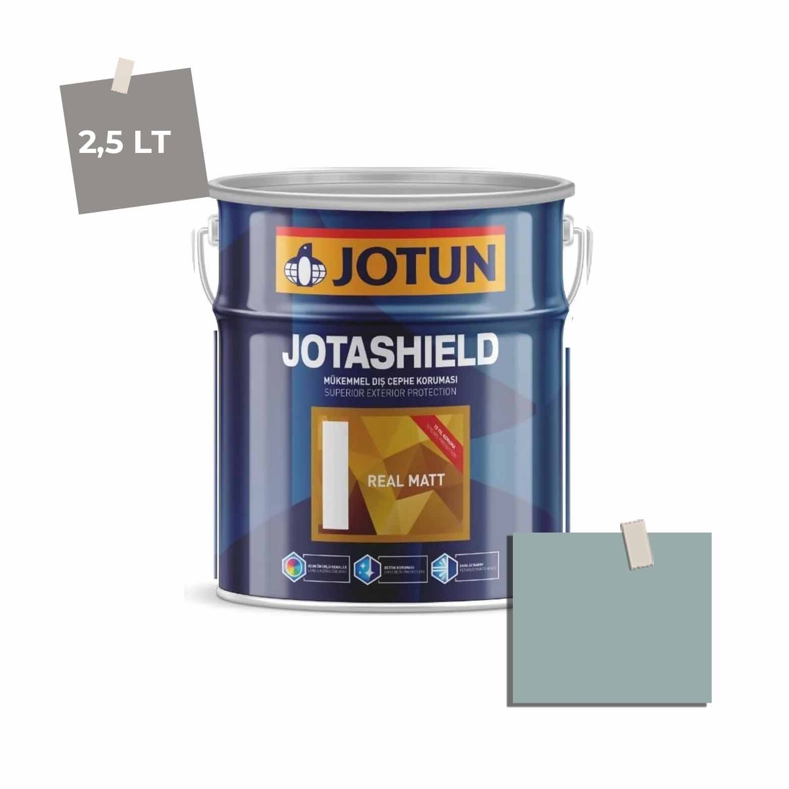 Jotun Jotashield Real Matt 2,25 Lt Darjeeling 6236 Ncs S3010-B50G