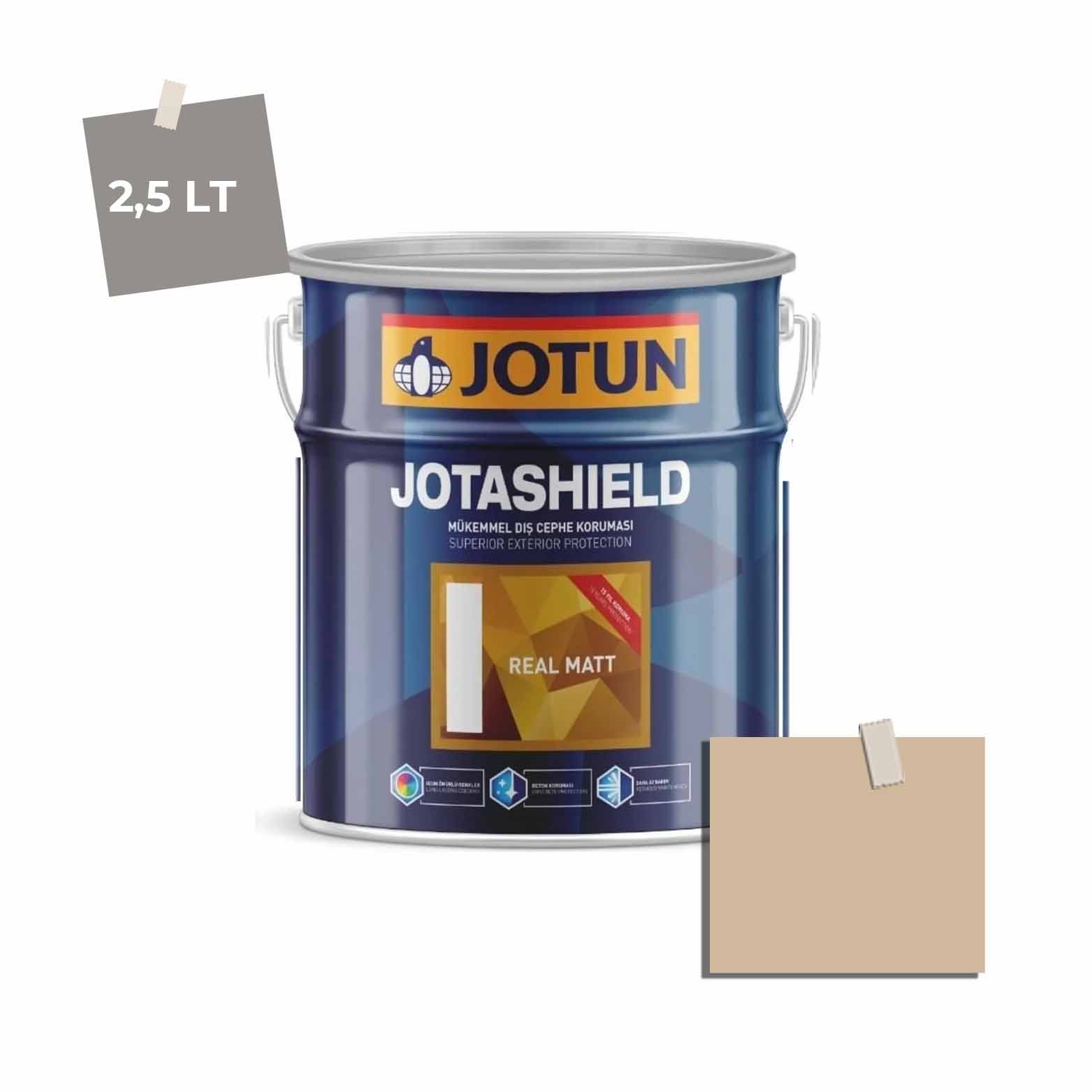 Jotun Jotashield Real Matt 2,25 Lt Desert Heat 1131 Ncs 2112-Y27R