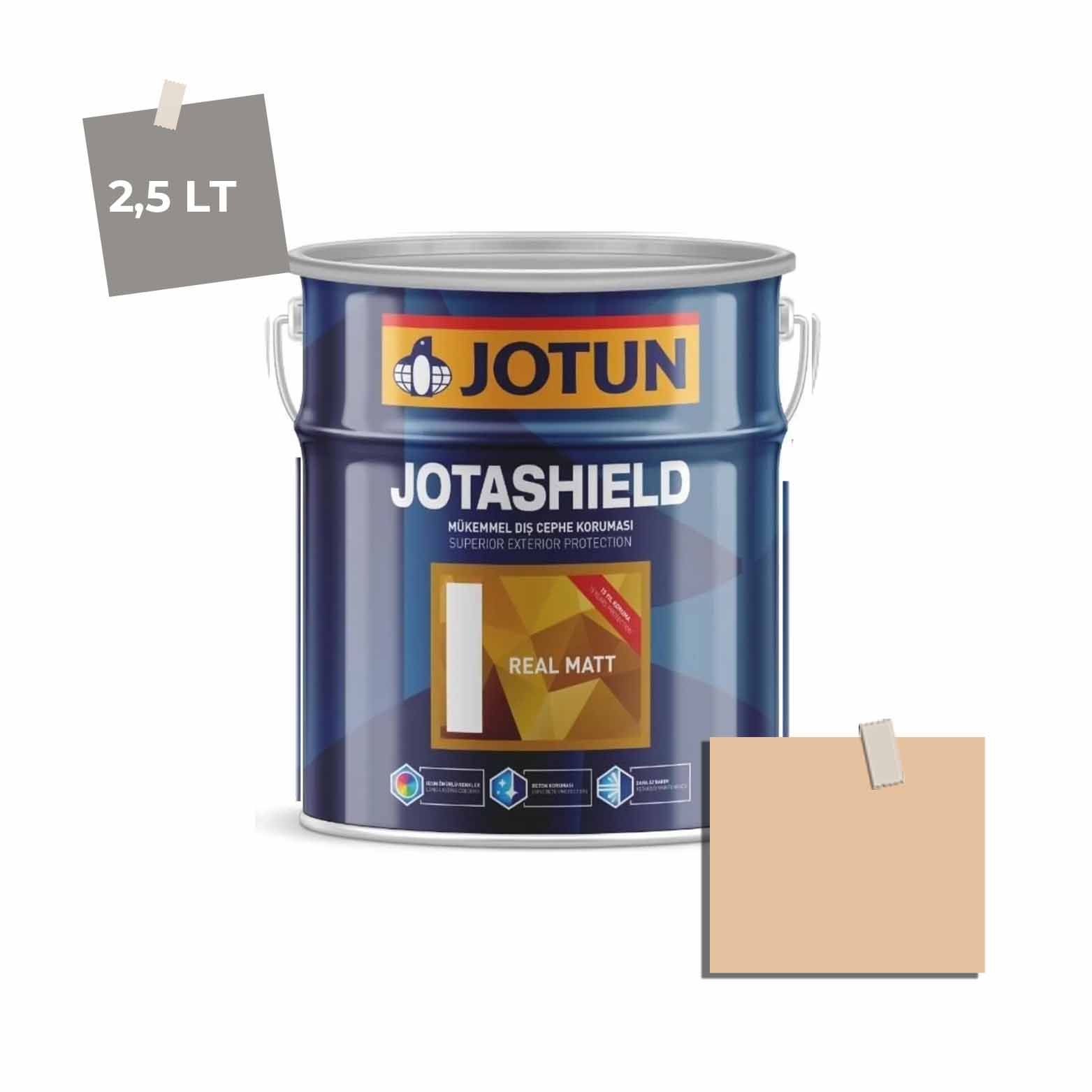 Jotun Jotashield Real Matt 2,25 Lt Desert Rose 1046 Ncs 1517-Y35R