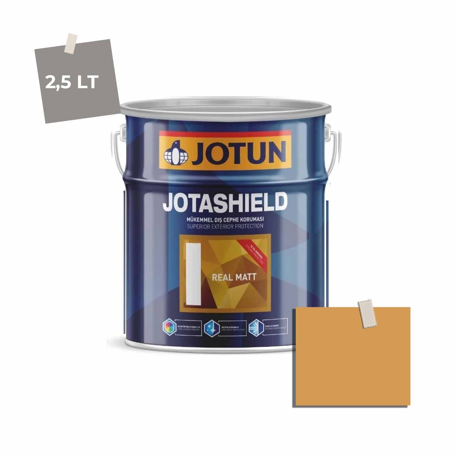 Jotun Jotashield Real Matt 2,25 Lt Dijon 1180 Ncs 2048-Y16R