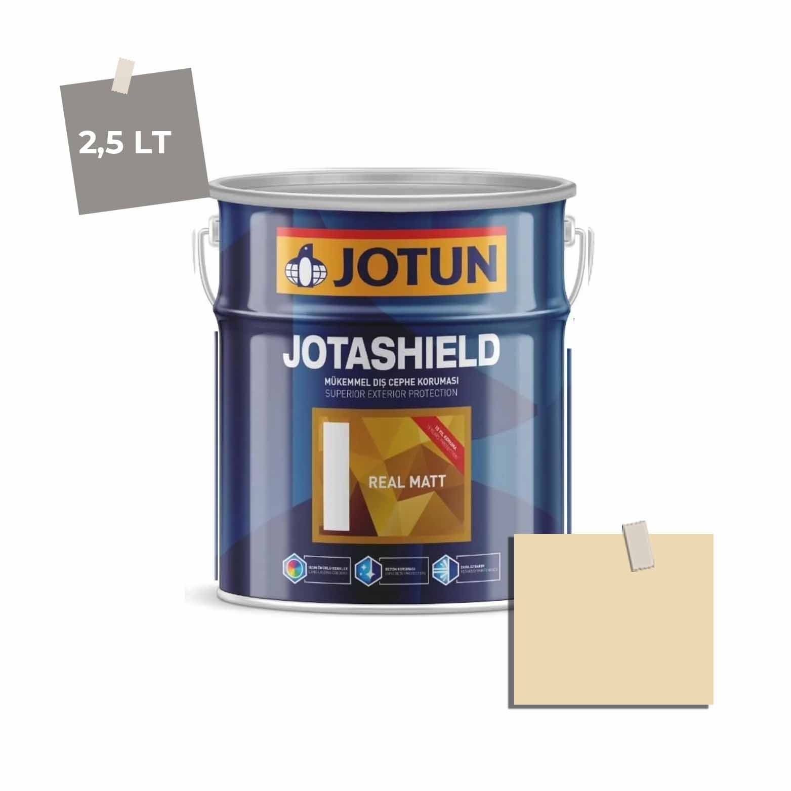 Jotun Jotashield Real Matt 2,25 Lt Dusty Light 10398 Ncs 1013-Y09R