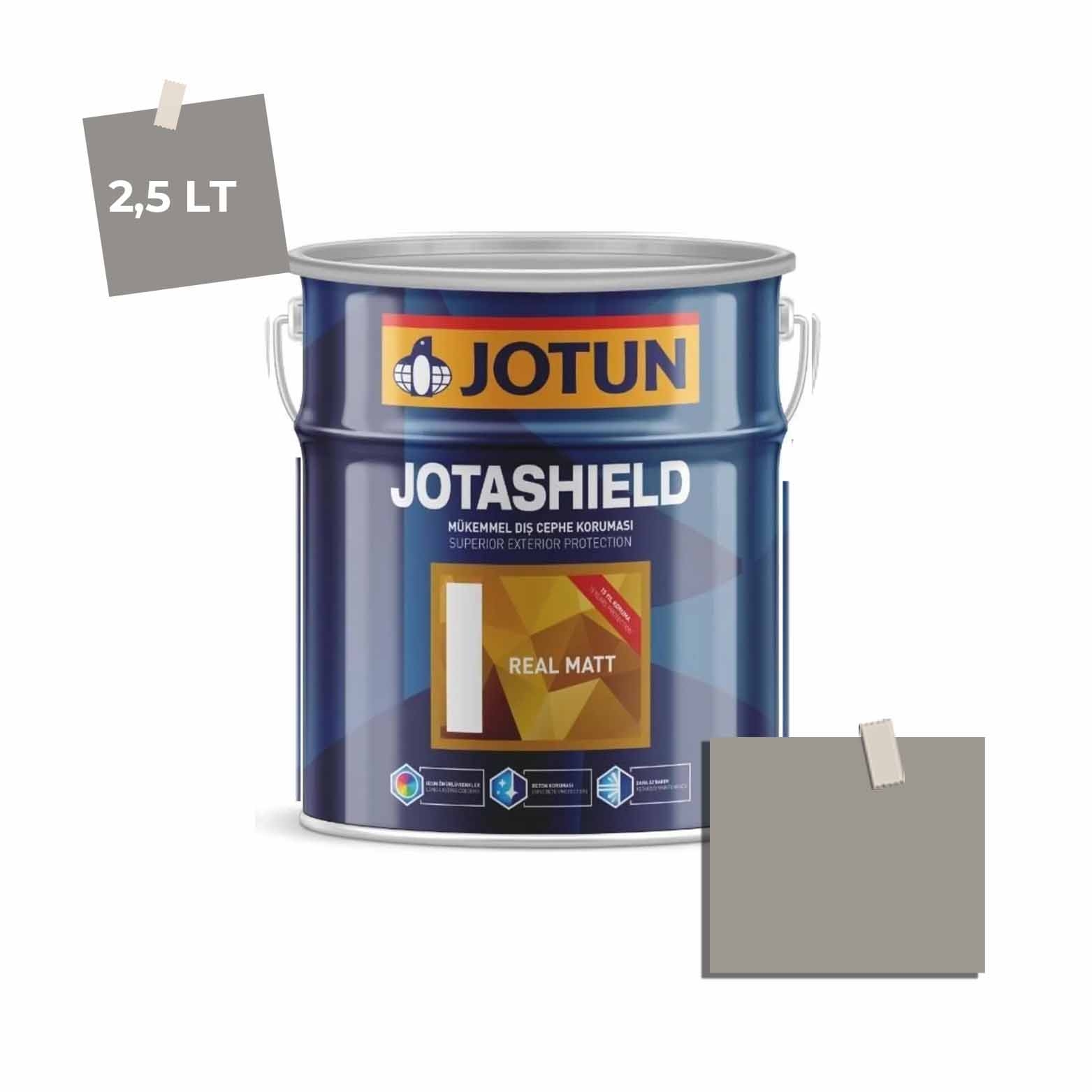 Jotun Jotashield Real Matt 2,25 Lt Fresh Concrete 556 Ncs 4302-Y12R