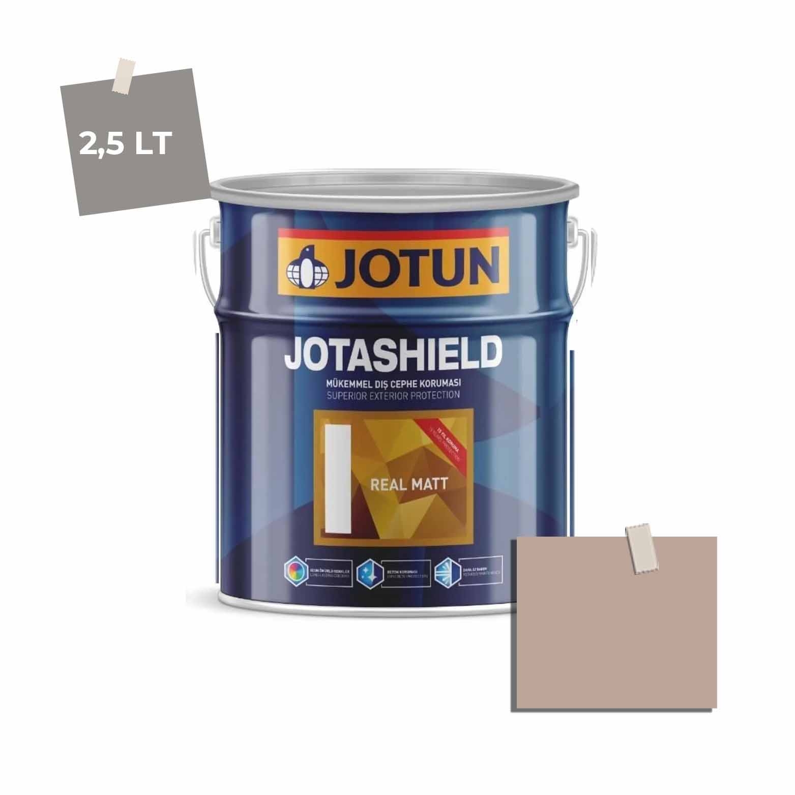 Jotun Jotashield Real Matt 2,25 Lt Ghoroub 2270 Ncs S3010-Y70R