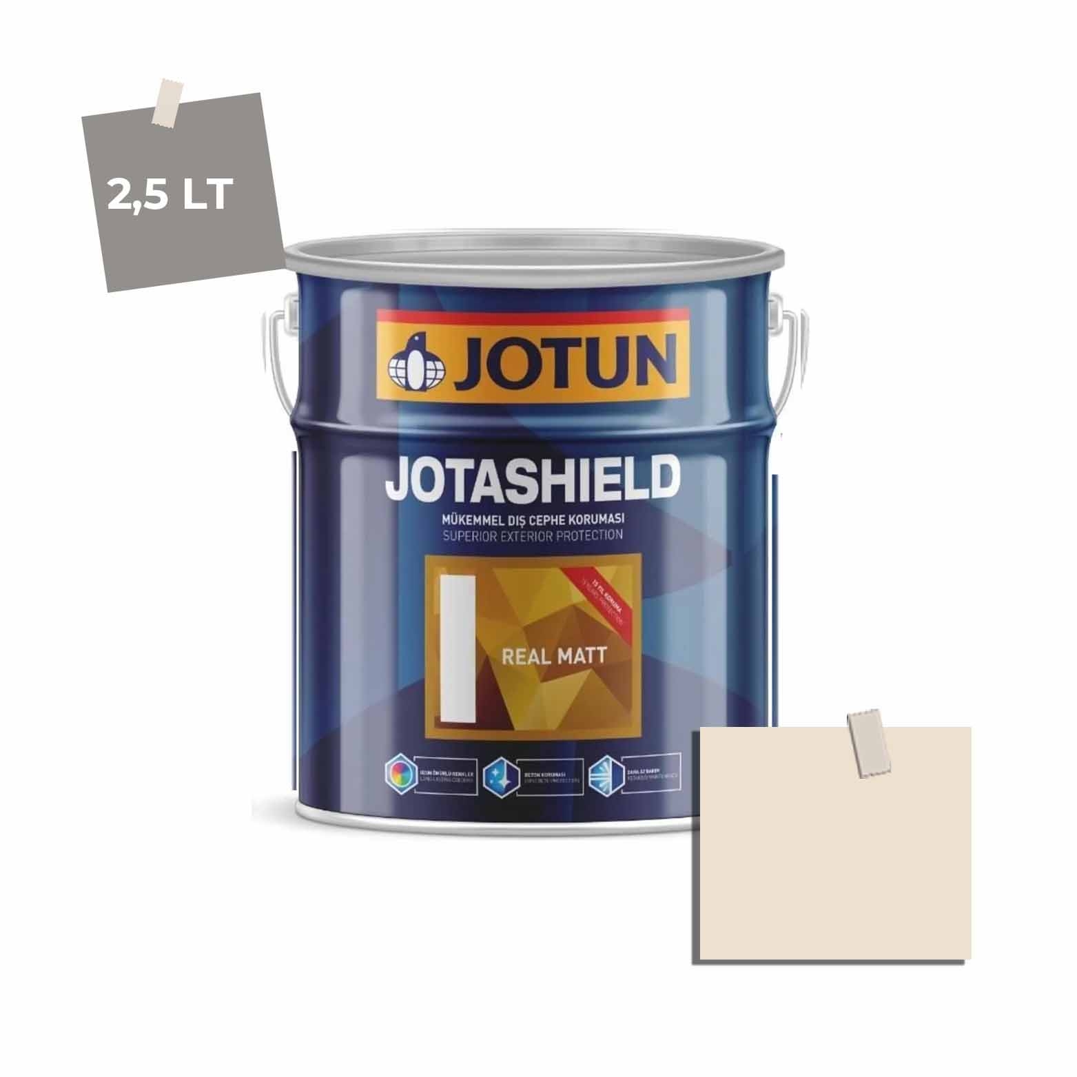 Jotun Jotashield Real Matt 2,25 Lt Ginger Mist 1731 Ncs 0805-Y35R