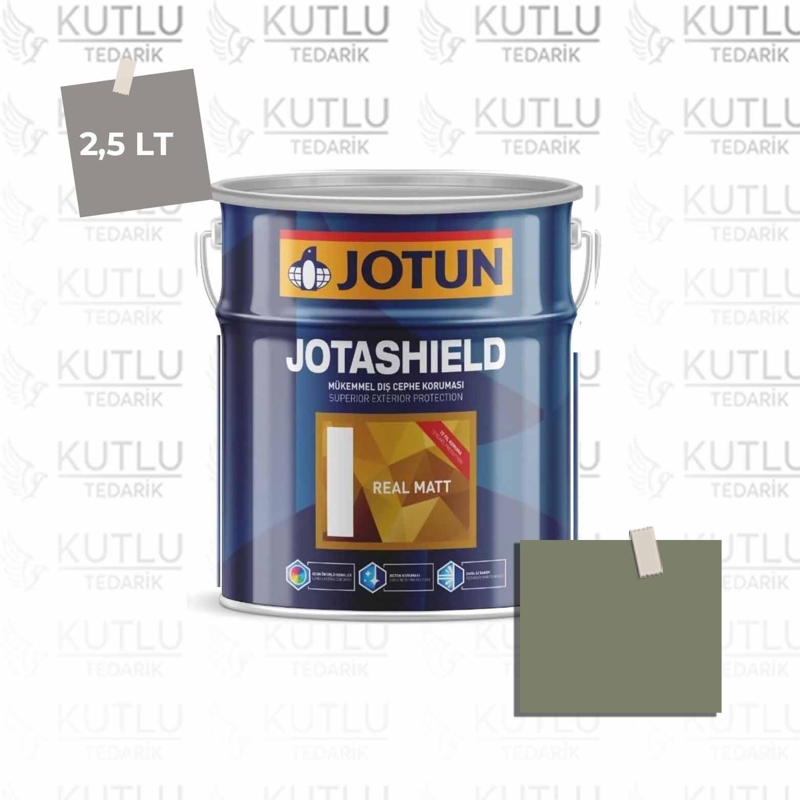 Jotun Jotashield Real Matt 2,25 Lt Green Smoke 7052 Ncs 5414-G47Y