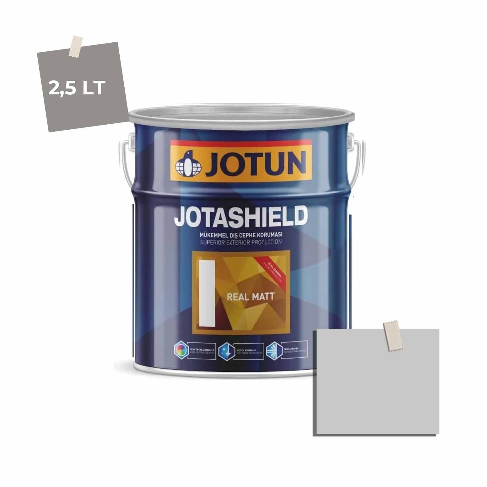 Jotun Jotashield Real Matt 2,25 Lt Grey Matter 7391 Ncs S2002-G