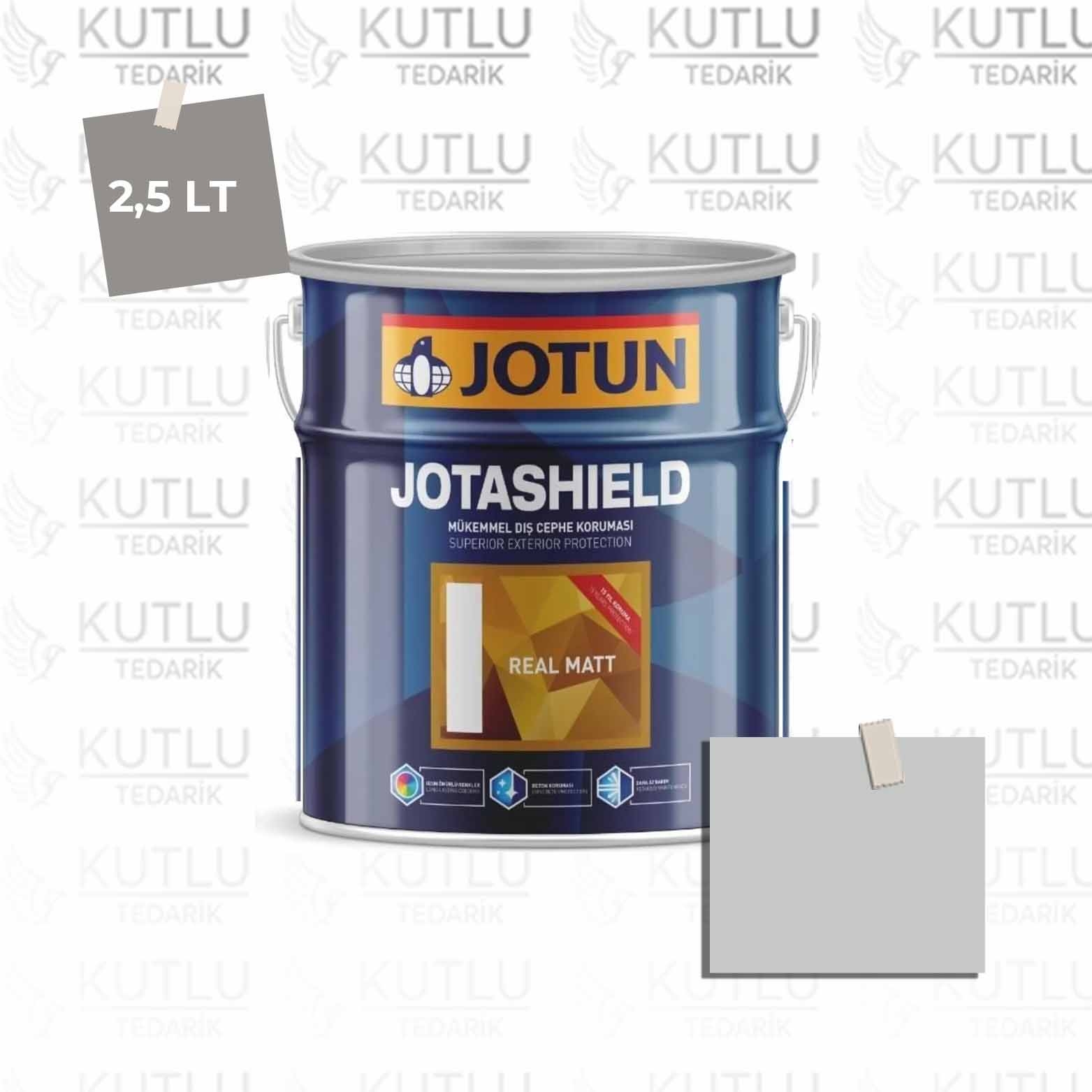 Jotun Jotashield Real Matt 2,25 Lt Grey Matter 7391 Ncs S2002-G