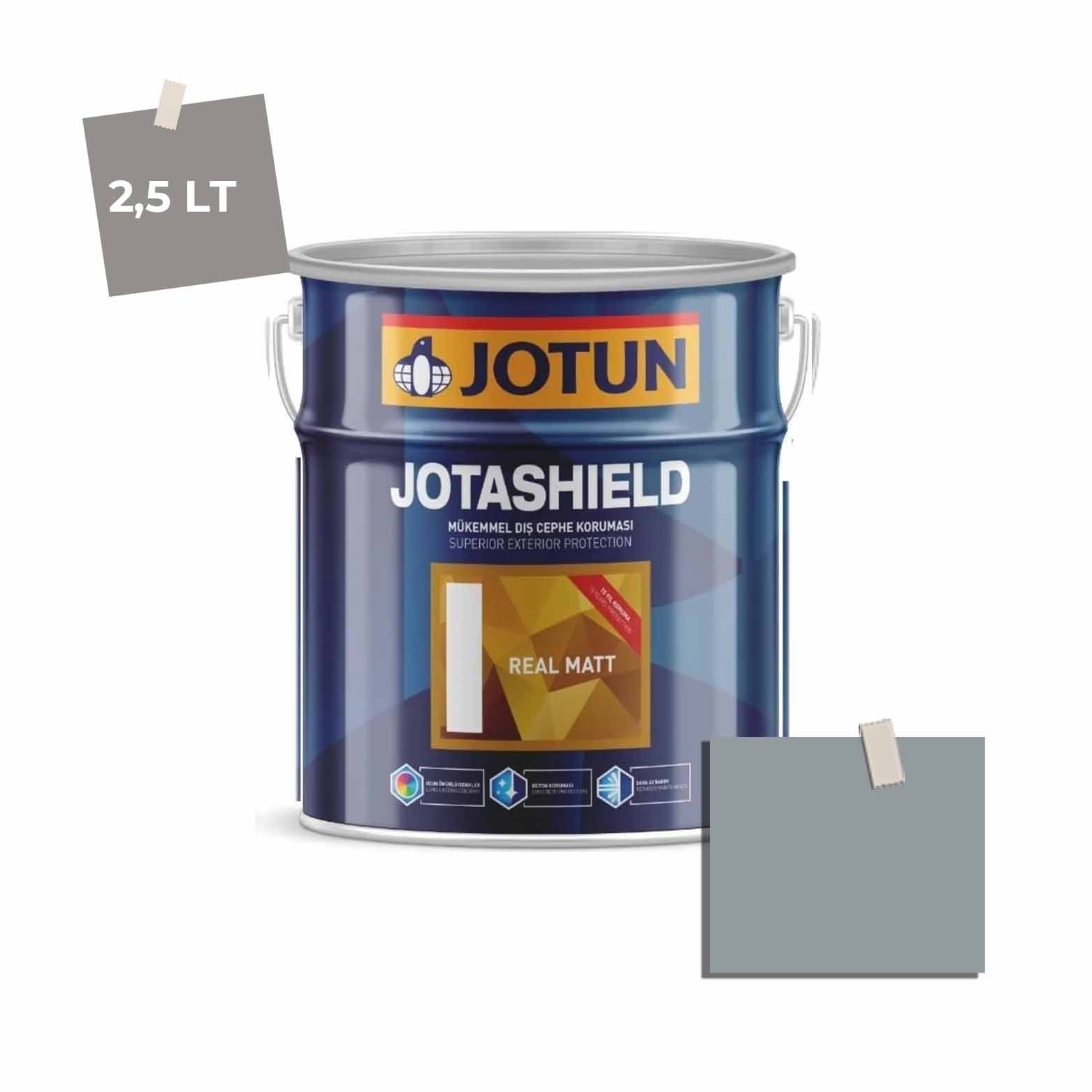 Jotun Jotashield Real Matt 2,25 Lt Grey Stone 4512 Ncs S4005-R80B