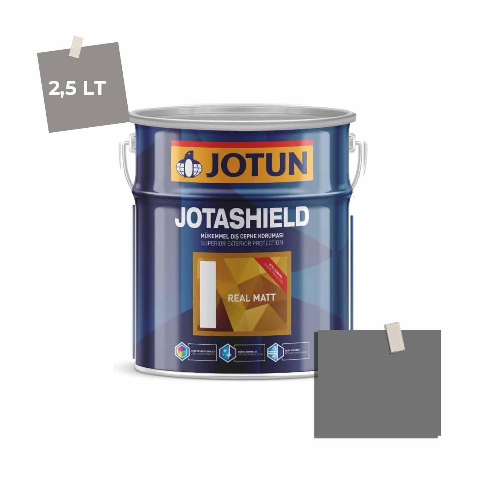 Jotun Jotashield Real Matt 2,25 Lt Koksgra 4111 Ncs 6401-R84B