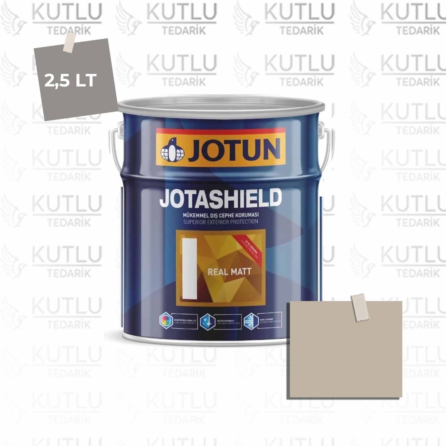 Jotun Jotashield Real Matt 2,25 Lt Lys Gra Umbra 1283 Ncs 2806-Y22R